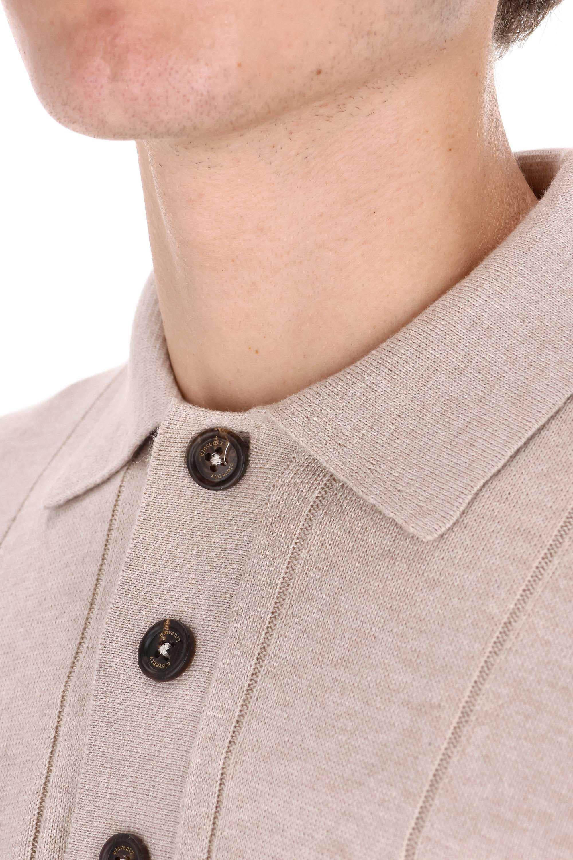 Eleventy Polo-maglieria in cotone-cashmere L76POLL09 MAG0K007 02 