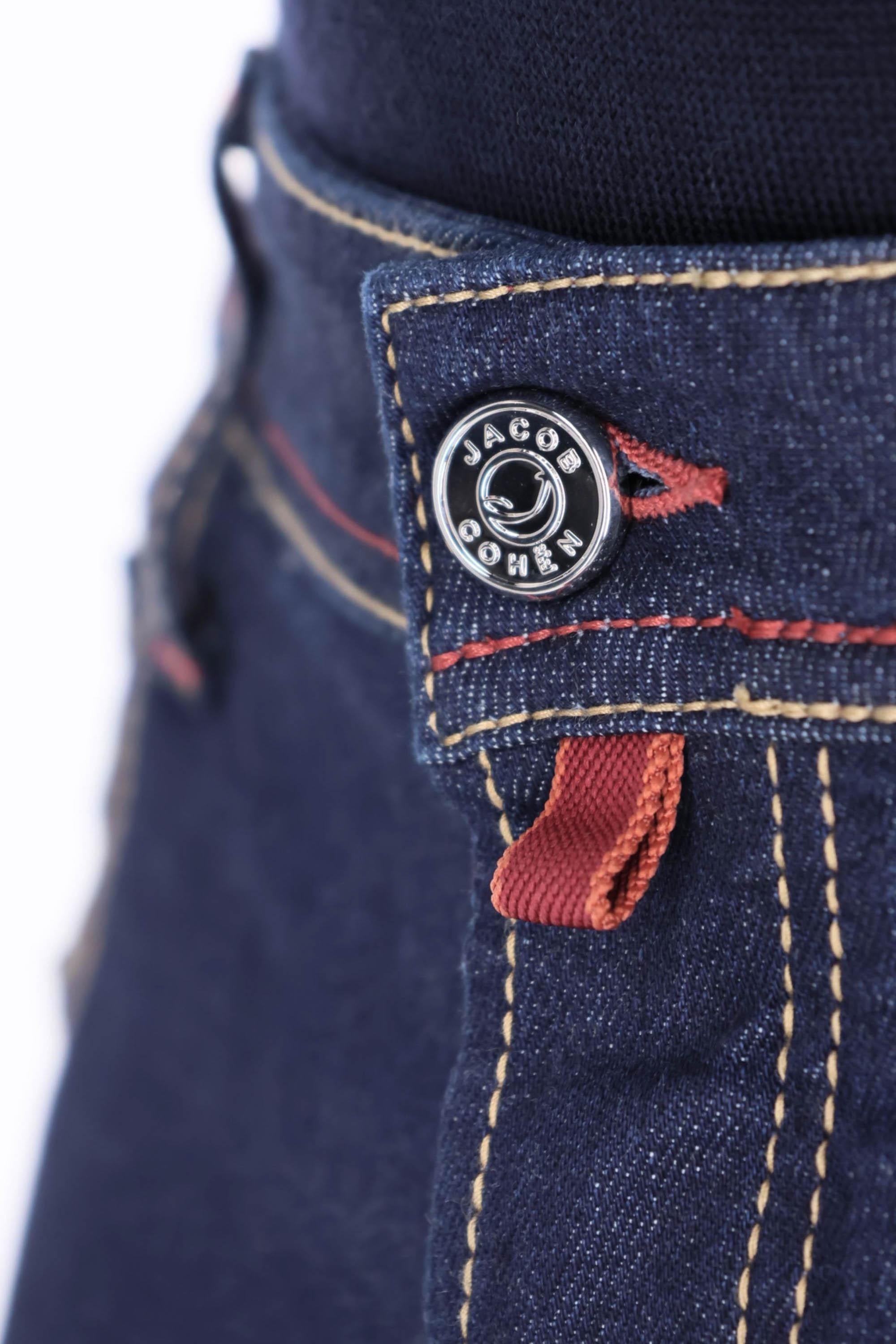 Jacob Cohen Jeans in cotone comfort etichetta cavallino rosso Bard fit JUX_QX004 001 S3623 BARD 100D 