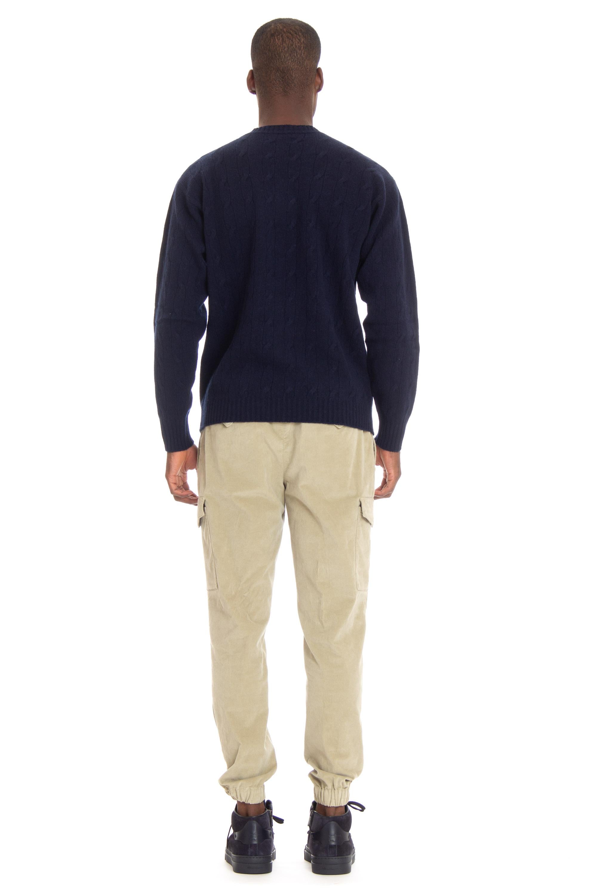 Roberto Collina Maglia girocollo a trecce in lana-cashmere RM37201 10 