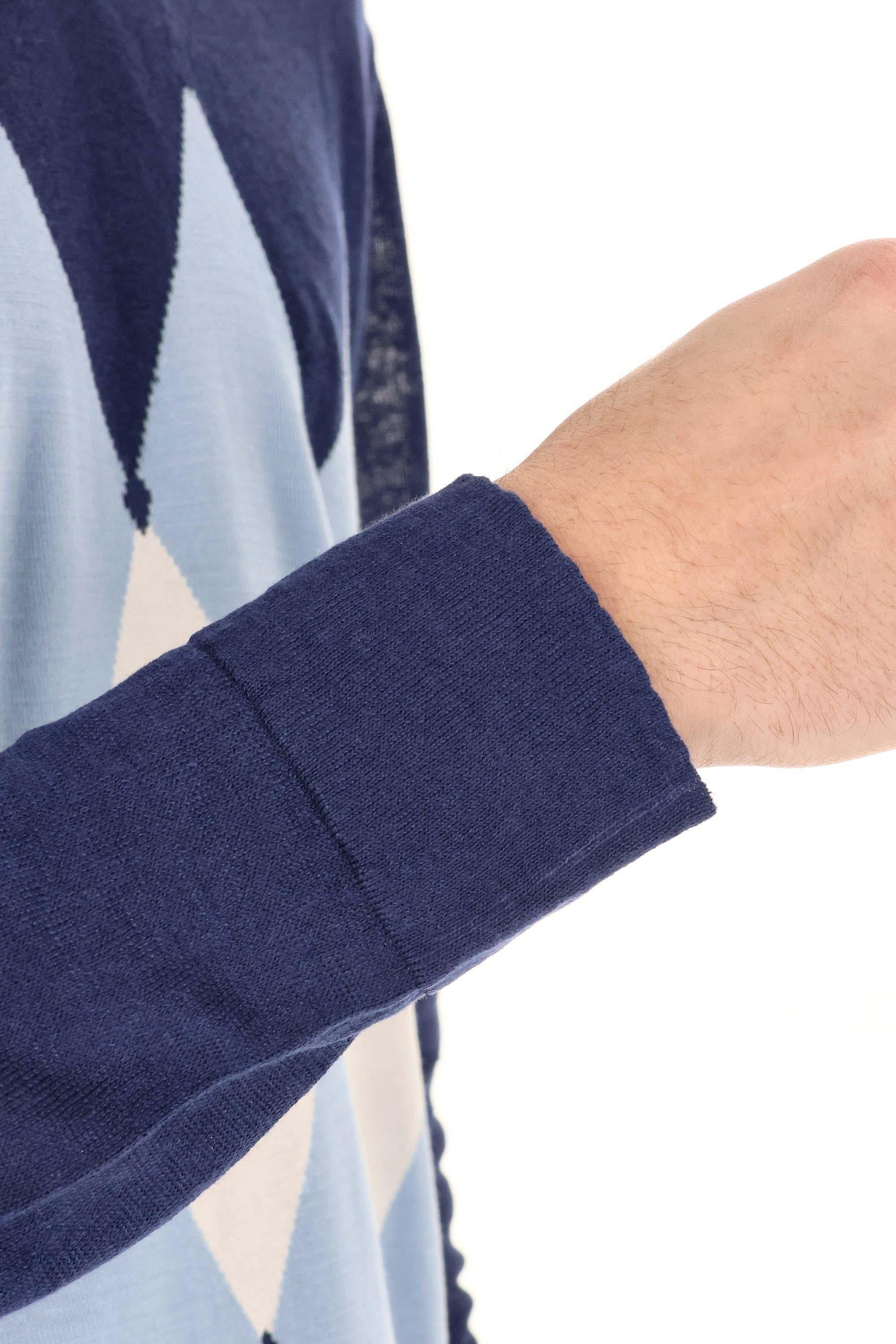 Polo manica lunga in lino-cotone Diamond B2W082 14L20-3 93592 Ballantyne 