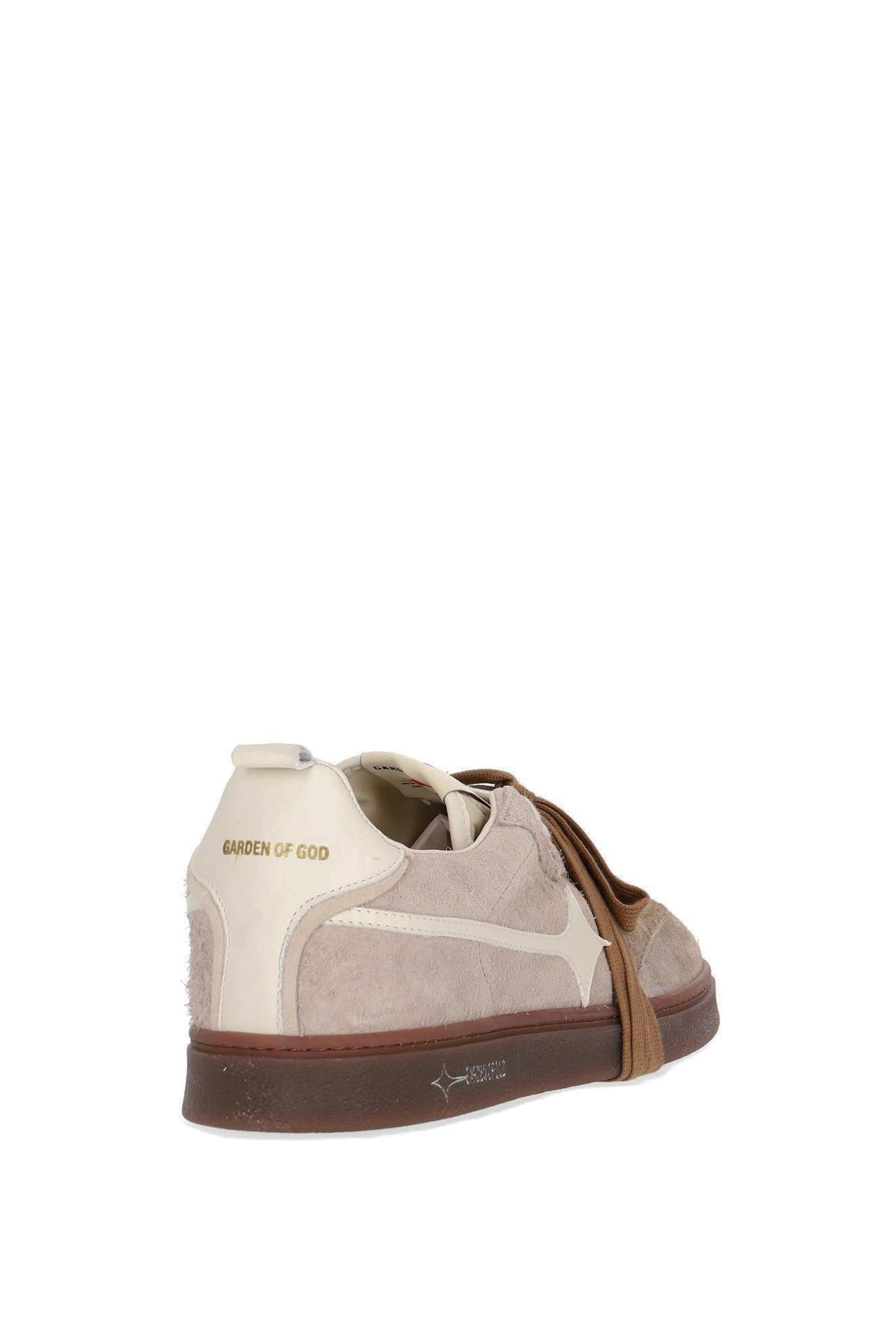 Garden of God Sneaker in camoscio hair modello Earth EARTH HAIRY SUEDE TAUPE 
