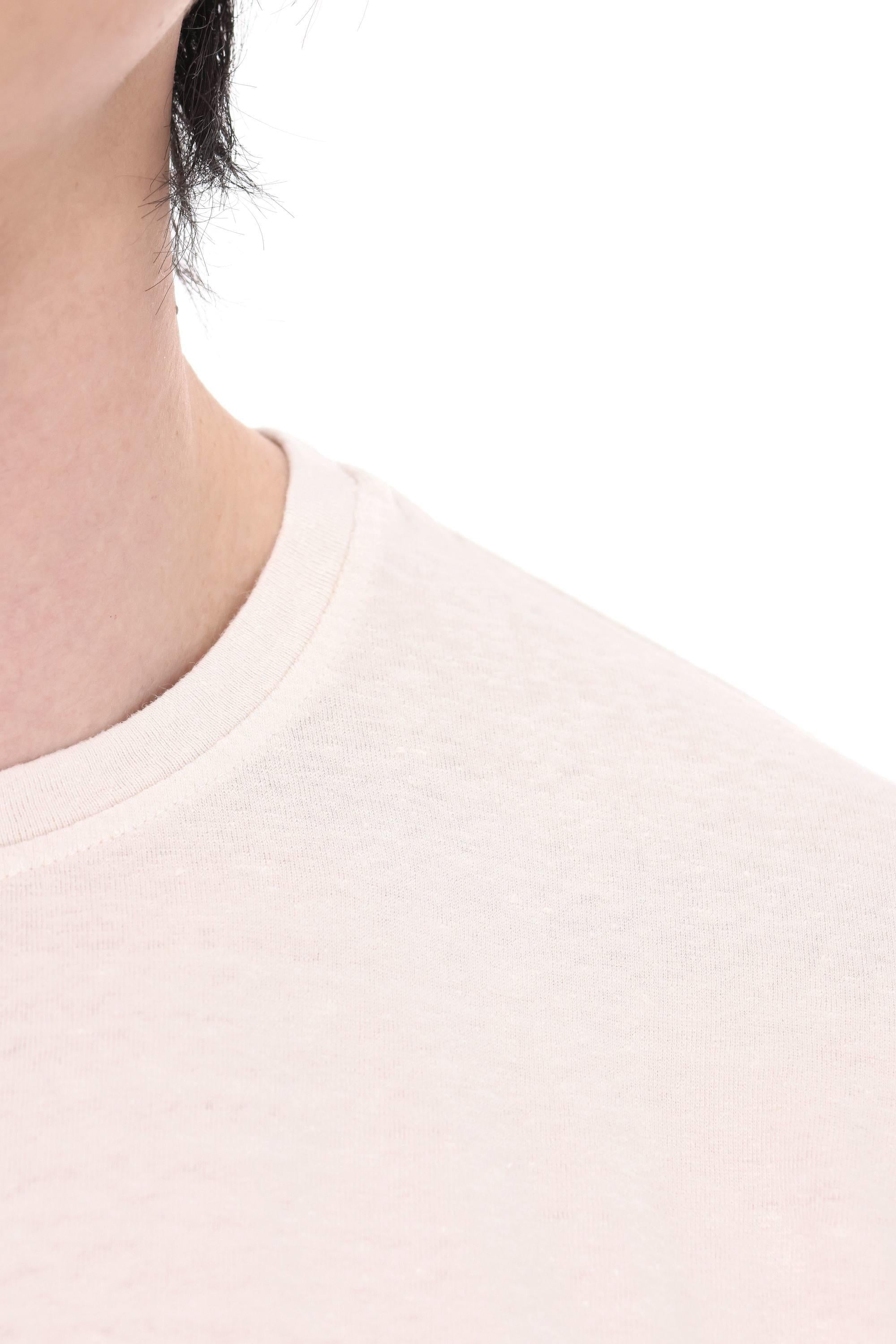 Roberto Collina T-shirt in jersey di lino MYA70021 03 