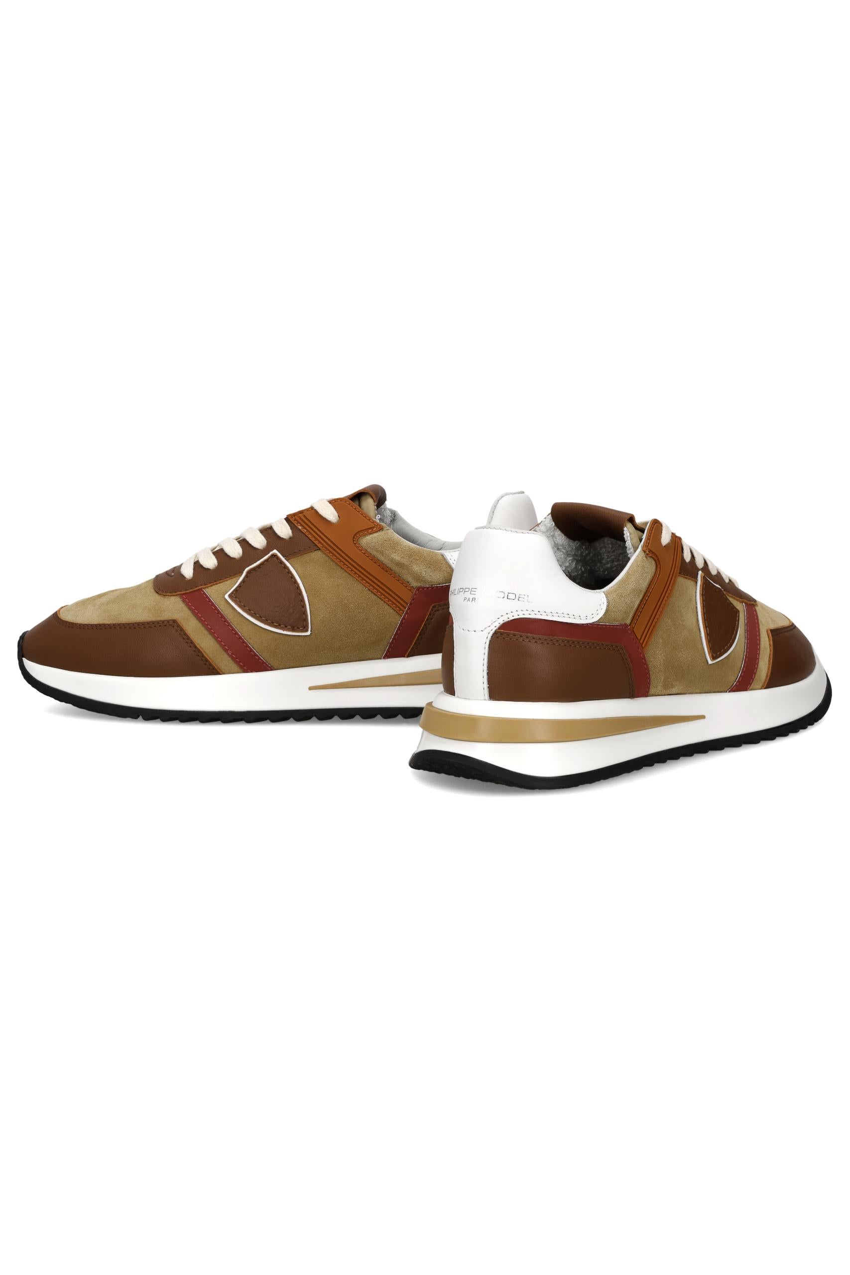 Sneaker in camoscio e pelle modello Tropez 2.1 TYLU TROPEZ/5 WX11 Philippe Model 