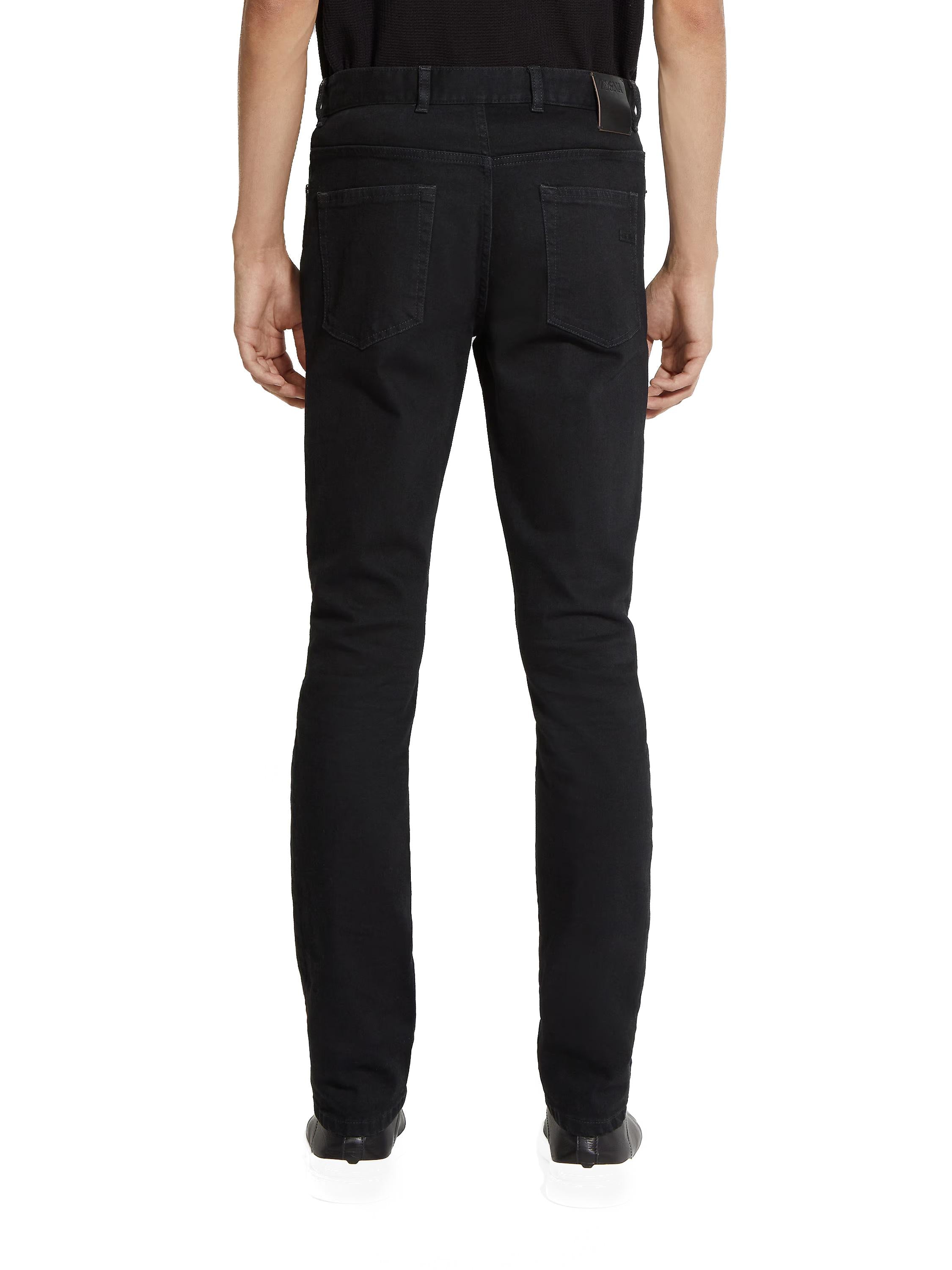 Zegna Jeans nero comfort Roccia EBI79 CITY 001 