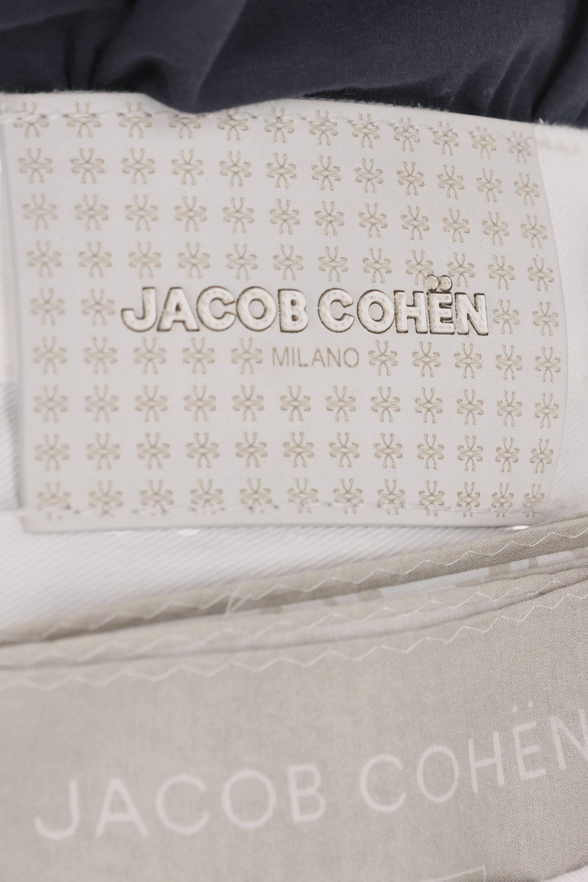 Jacob Cohen Jeans in puro cotone etichetta pelle Edo fit QE031-036-T864A A00 