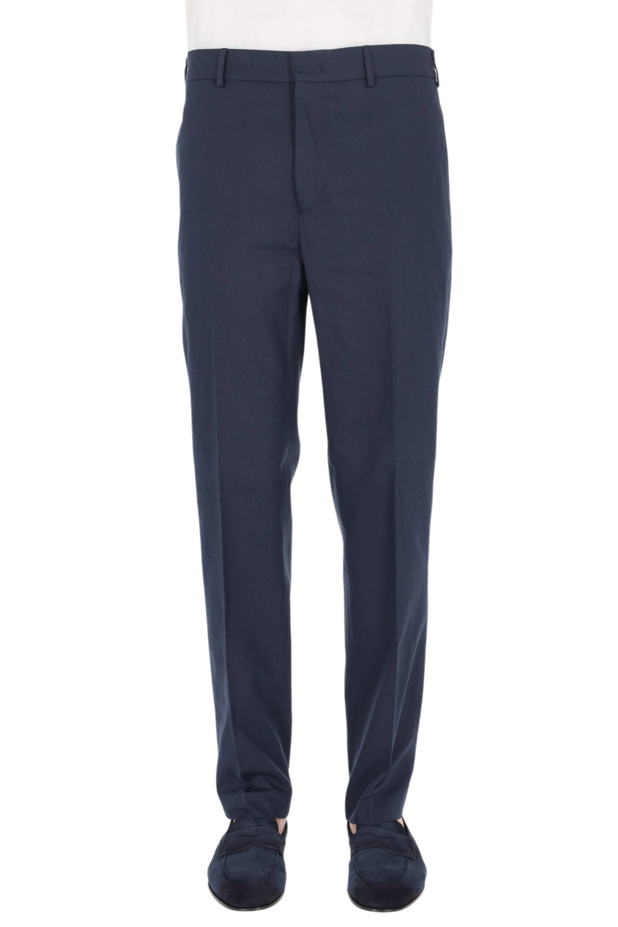 PT Torino Pantalone in bull di cotone-lino Master fit COASDSZ00REW PM31-2 0360 