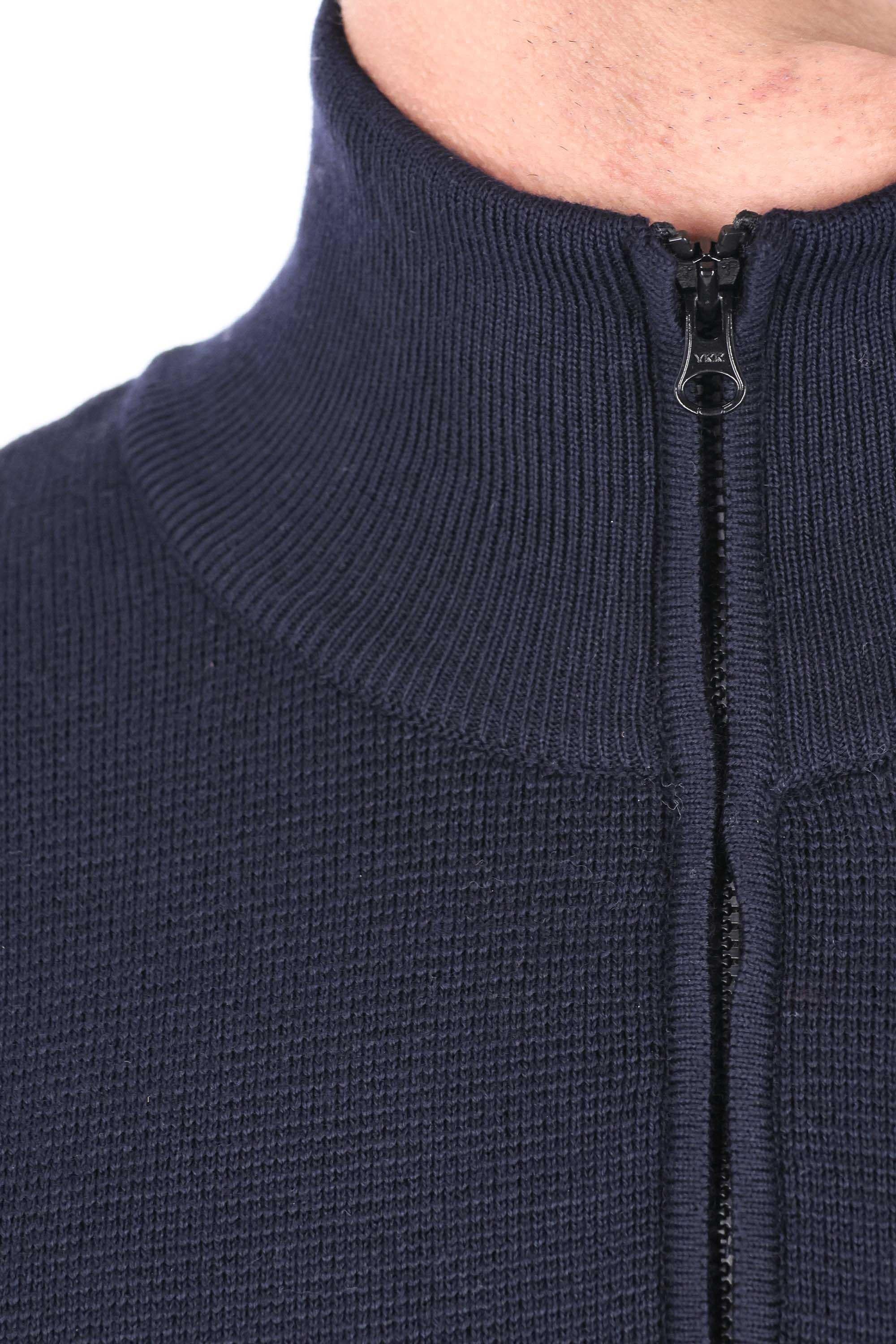 CP Company Maglia mezza zip in lana re-wool MKN201A00-6595A 888 