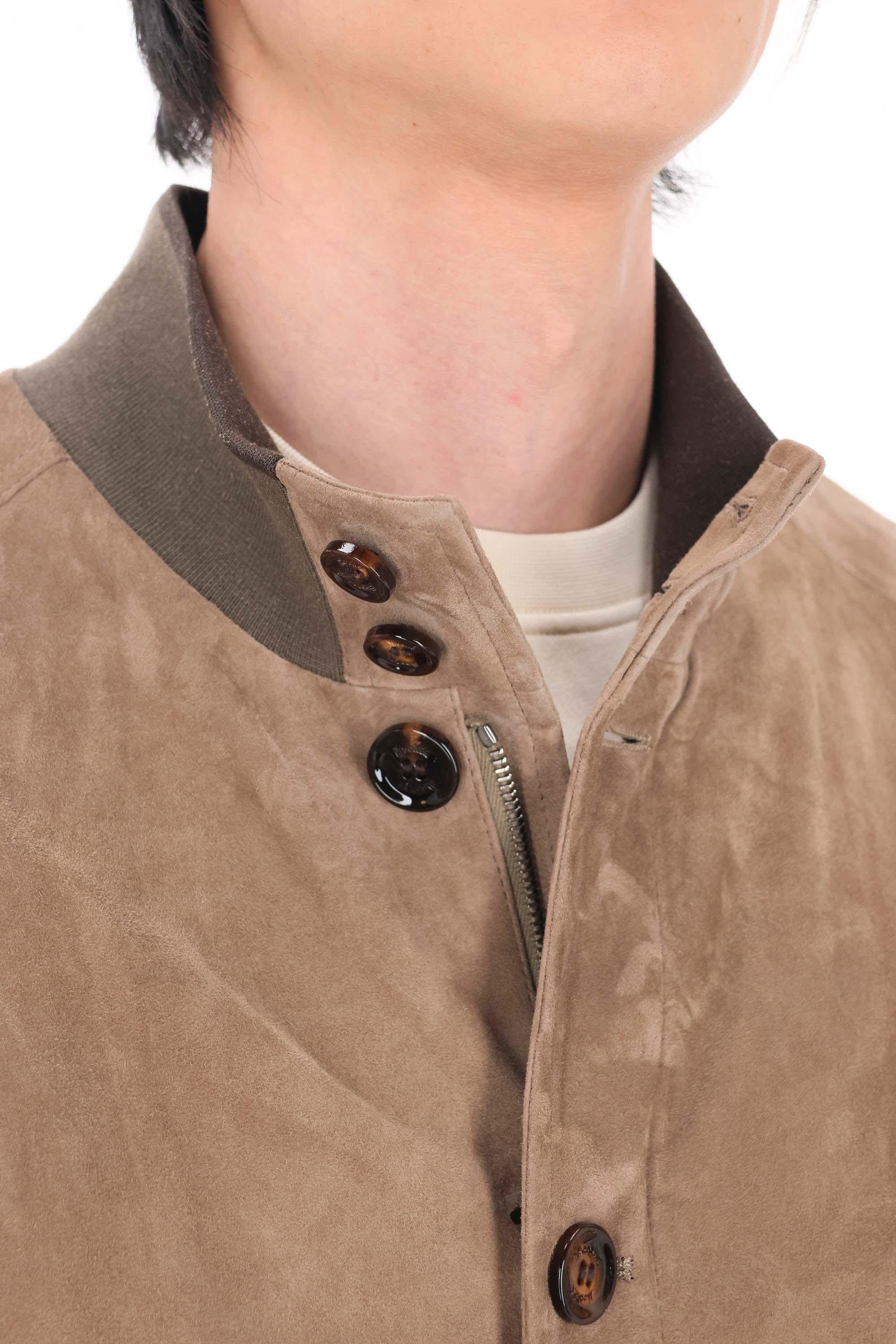 Moorer Giubbino in camoscio supersoft mod. Carlos-Ur CARLOS-UR VISONE 