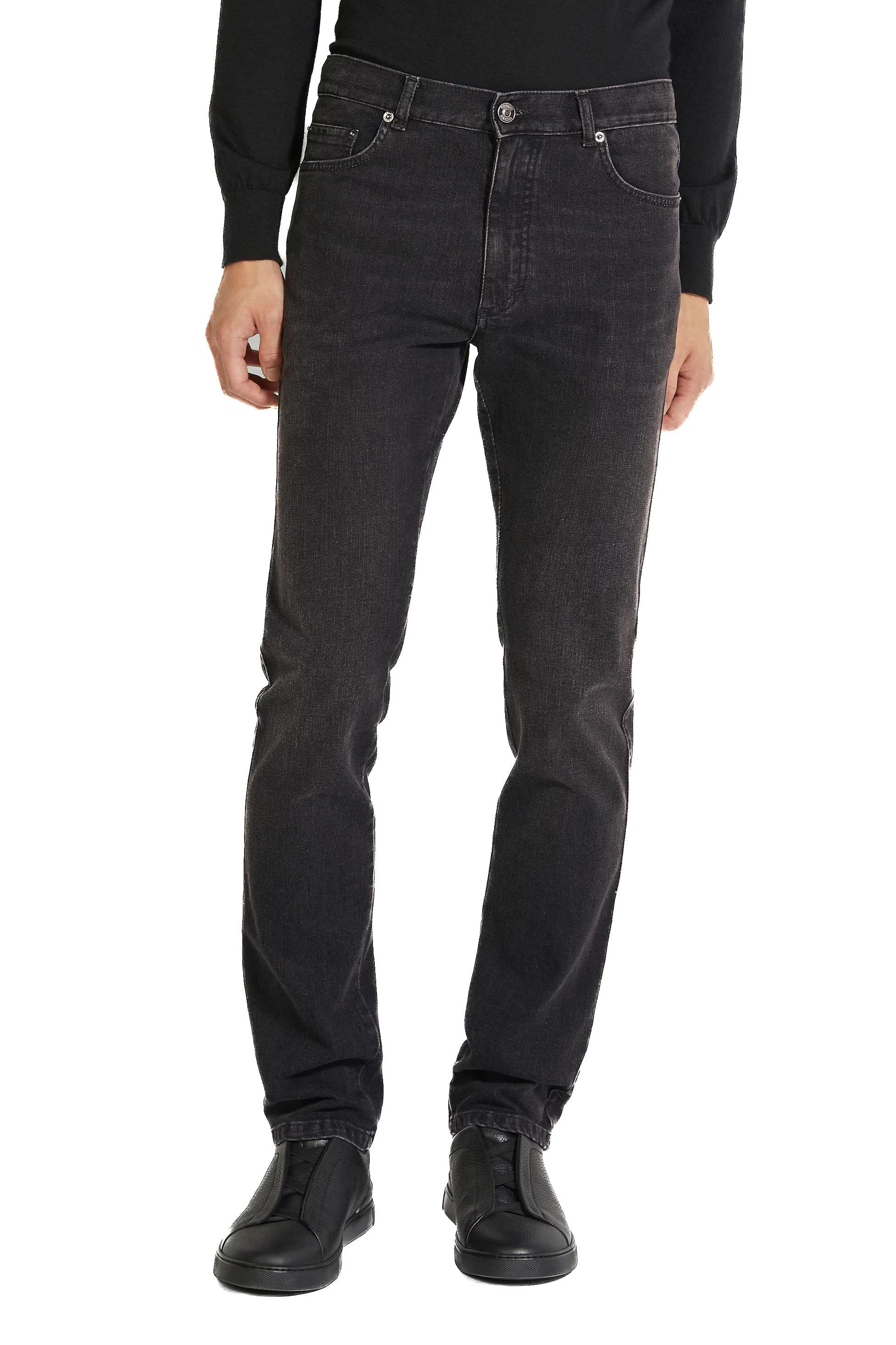 Zegna Jeans grigio comfort Roccia E8I80 CITY 002 