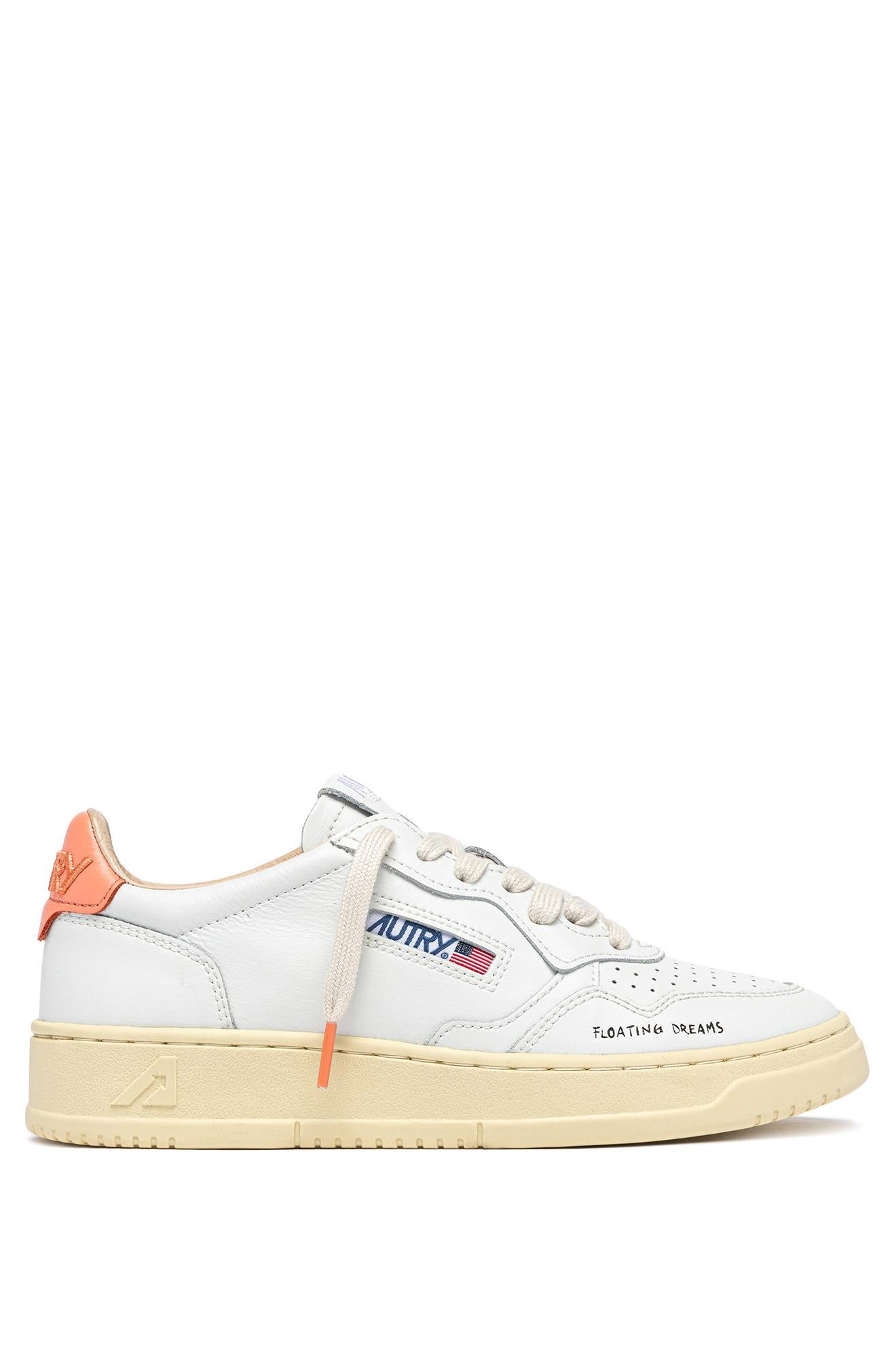 Autry Sneaker donna Medalist Floating Dreams talloncino pesca AULW DL03 WHT/PEACHP 