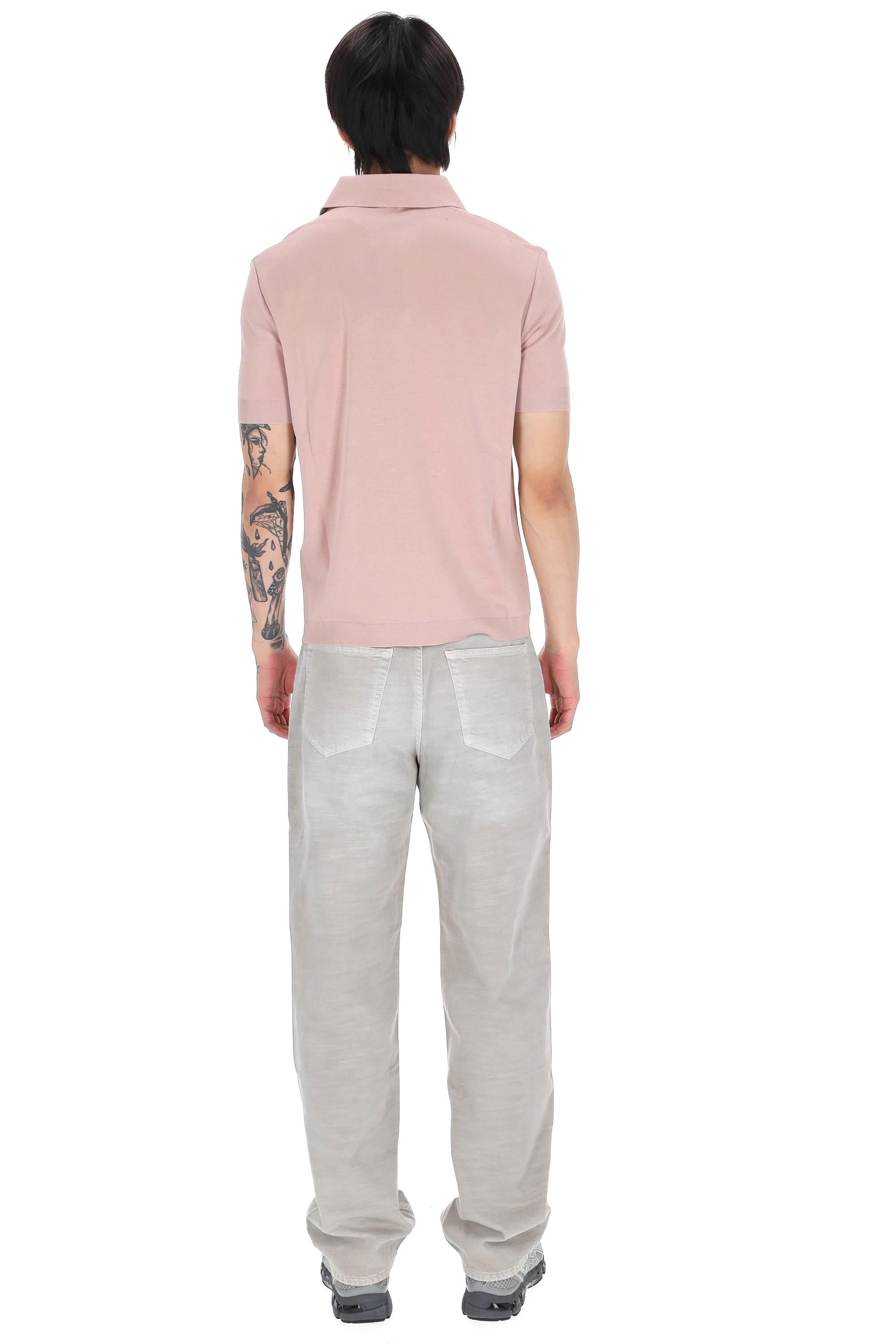 Herno Polo in jersey di cotone effetto maglia JPL00125U 4039 