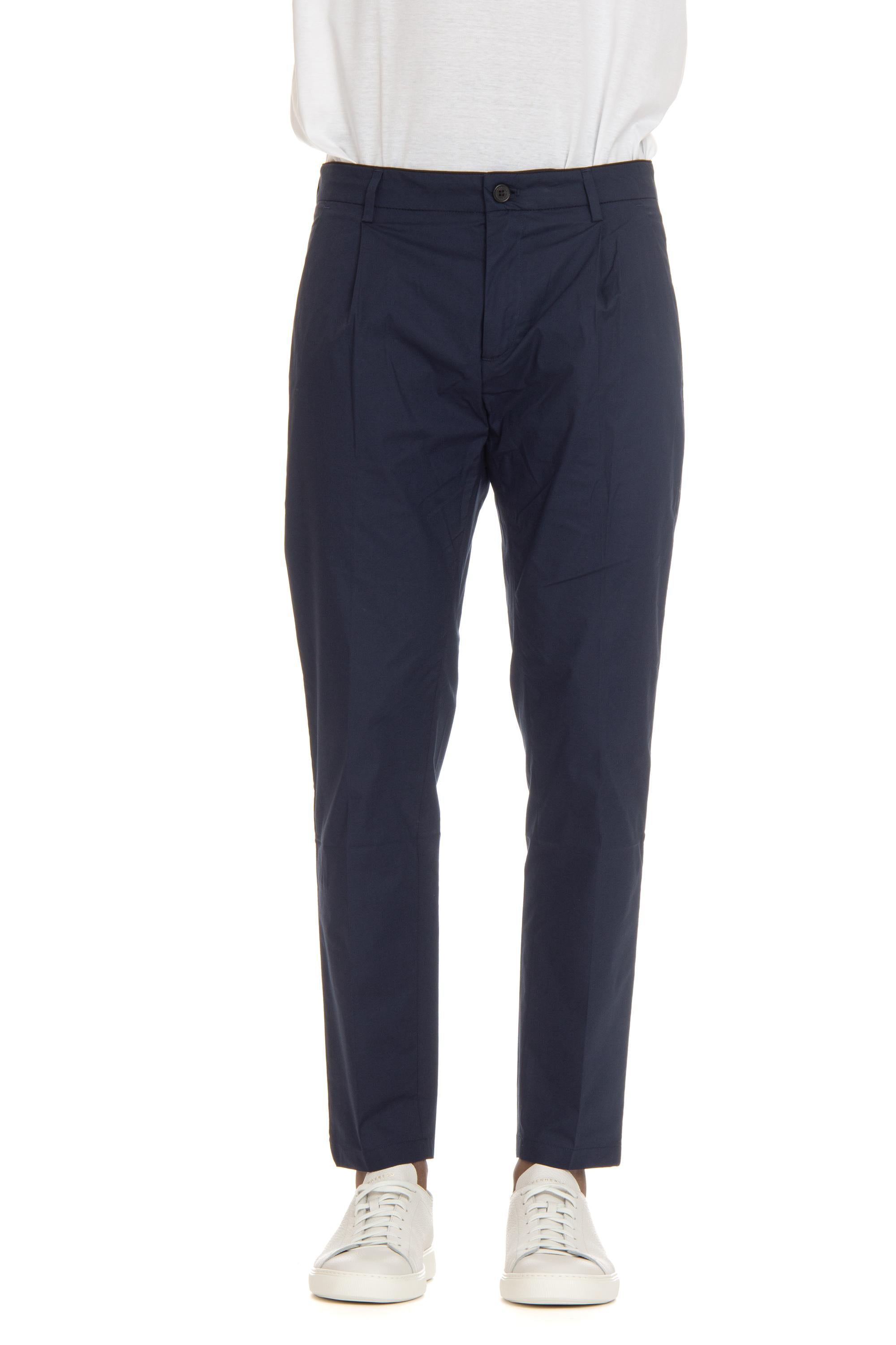 Pantalone chino superlight con pence in popeline di cotone UP018 2TS0007 817 Department 5 