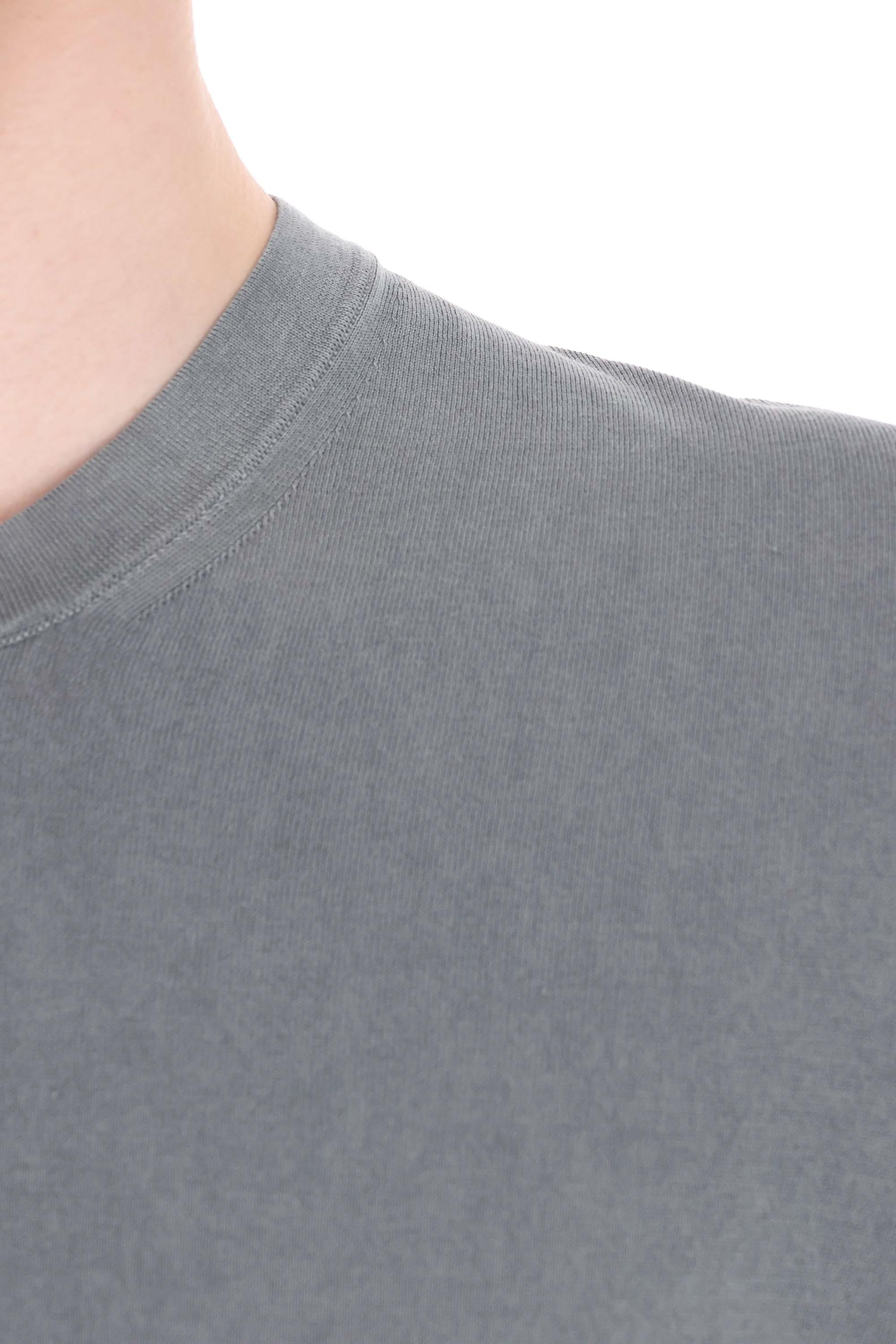 Drumohr T-shirt manica lunga in leggero cotone frosted D0GF113NL-2 699 