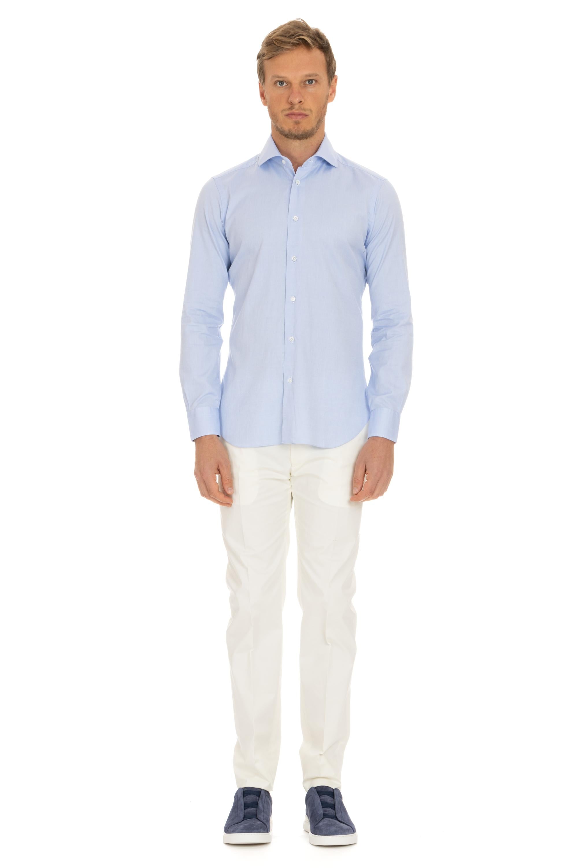 Barba Camicia sartoriale in oxford di cotone Etichetta Culto K1U13P01PZ5004U 0001 