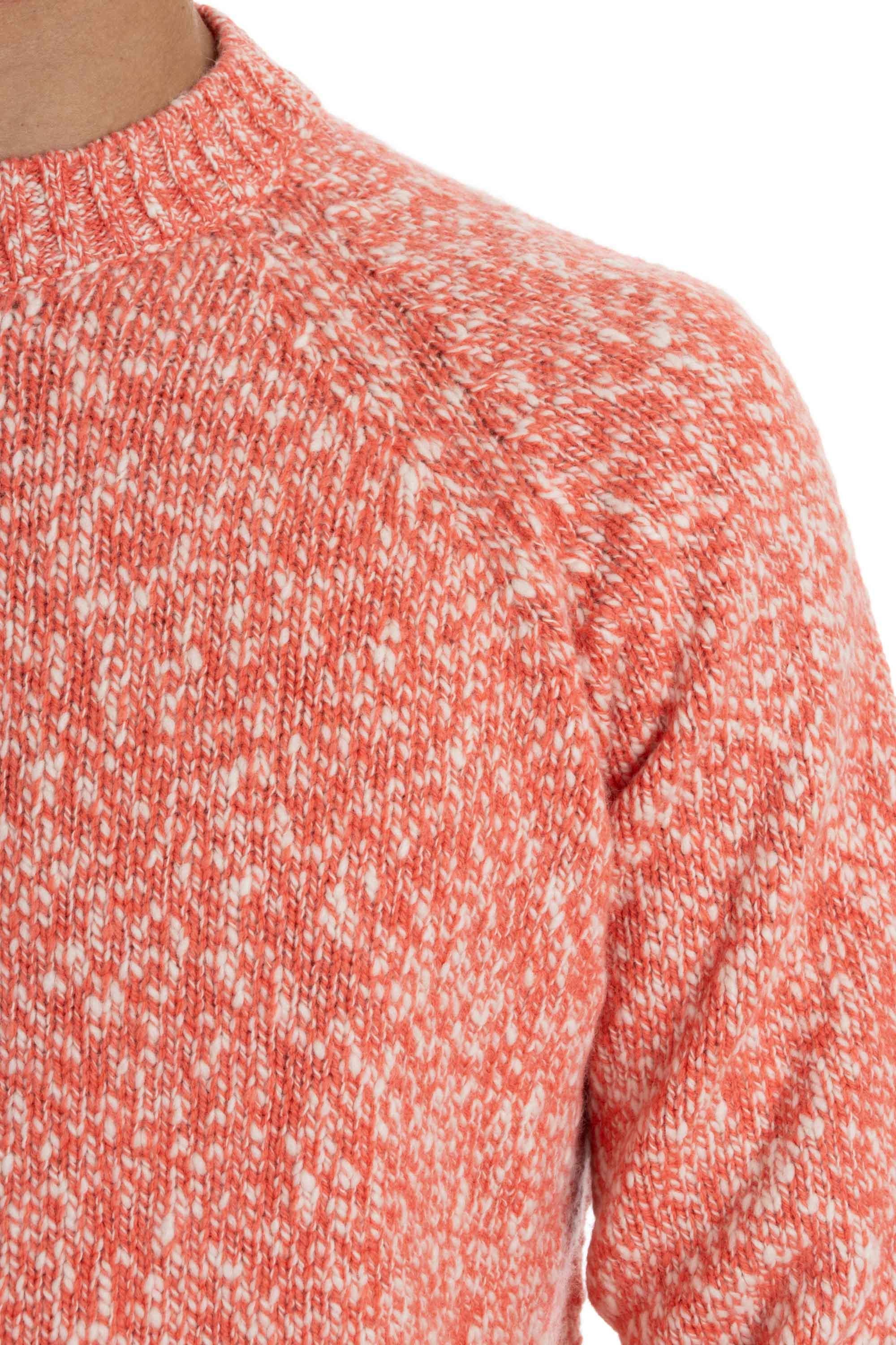Drumohr Maglia girocollo in lana di agnello moulinè D5W103MR/2 M340 