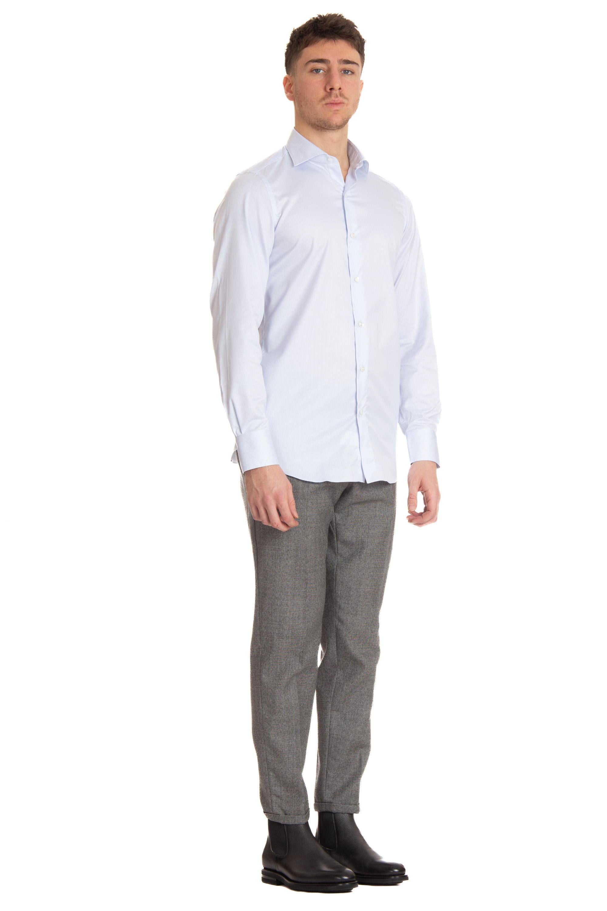 Camicia sartoriale in cotone Traveller ML-ZNPS-Z 045778 C0552T 01 Finamore 
