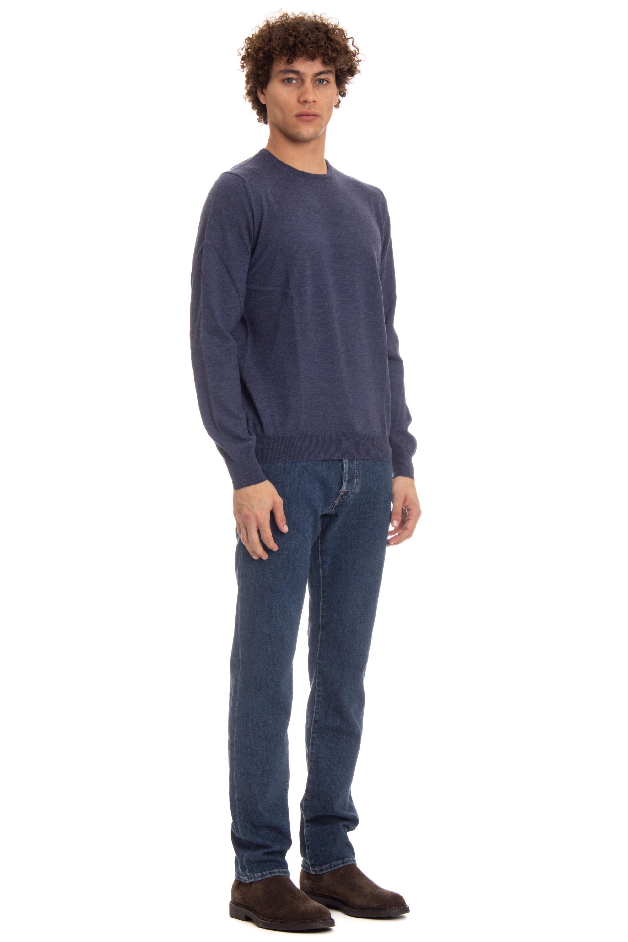 Maglia girocollo in lana vergine extrafine 1429055567/3 0597 597 Barba 