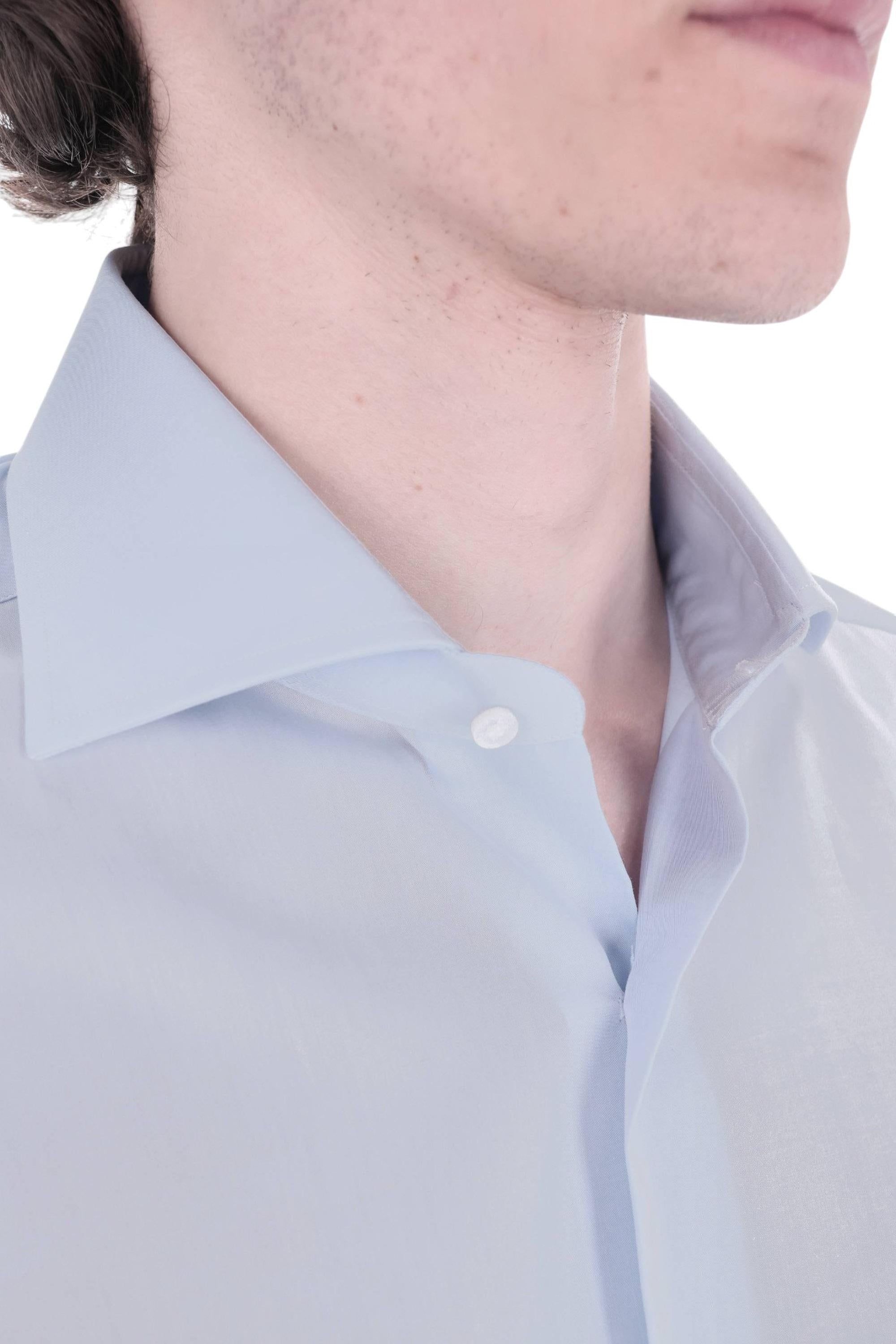 Barba Camicia in popeline di cotone etichetta nera I1U13P0154092.U 0002 