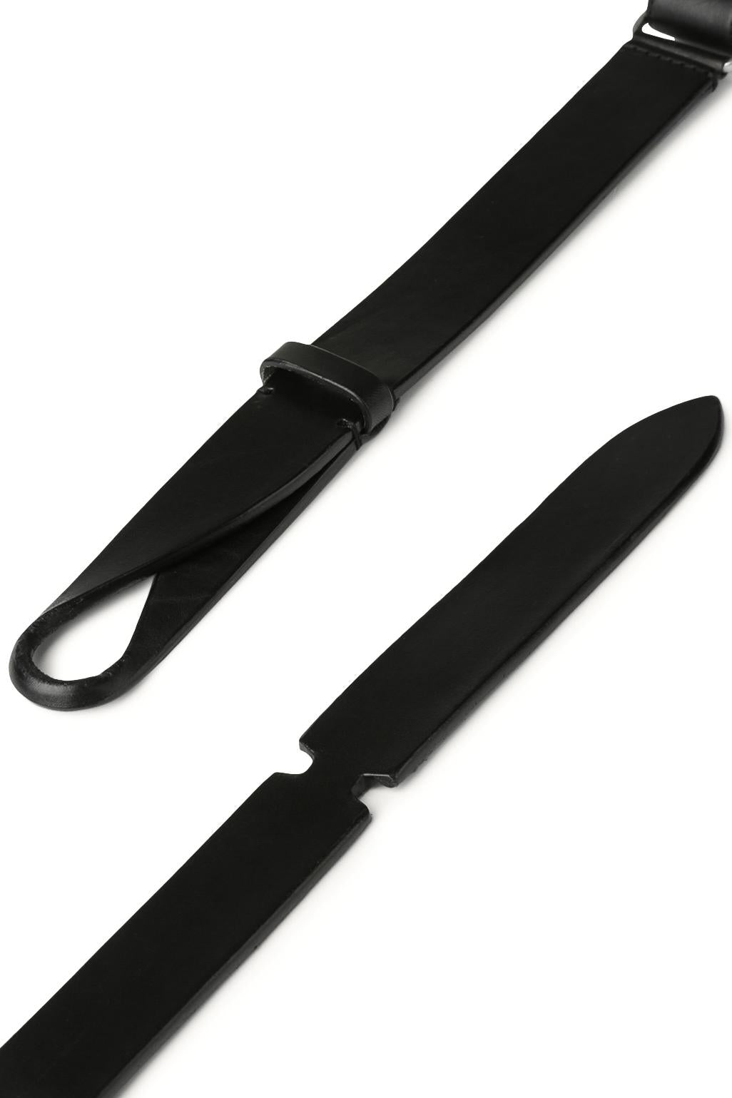 Orciani Cintura in pelle No Buckle NB0004_BUL BLU 