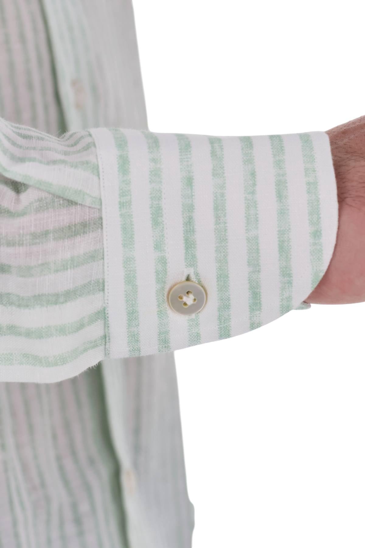 Borriello Camicia rigata in lino 22051/2 9 