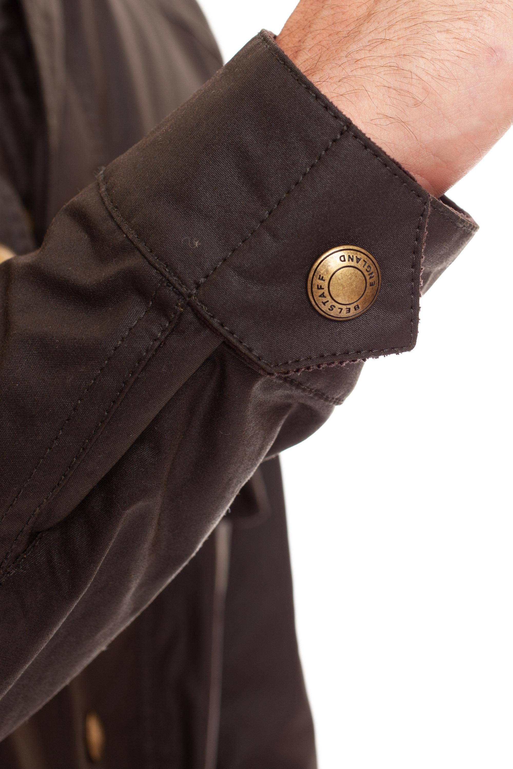 Belstaff Field jacket Trialmaster in cotone cerato 100033FDOLI VERDE 