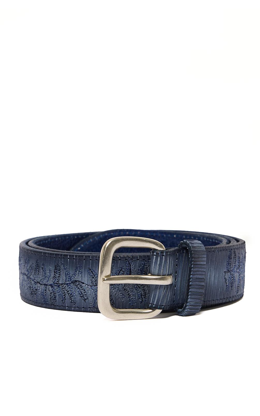 Orciani Cintura in pelle laserata blade palm U8408_BDP JEANS 