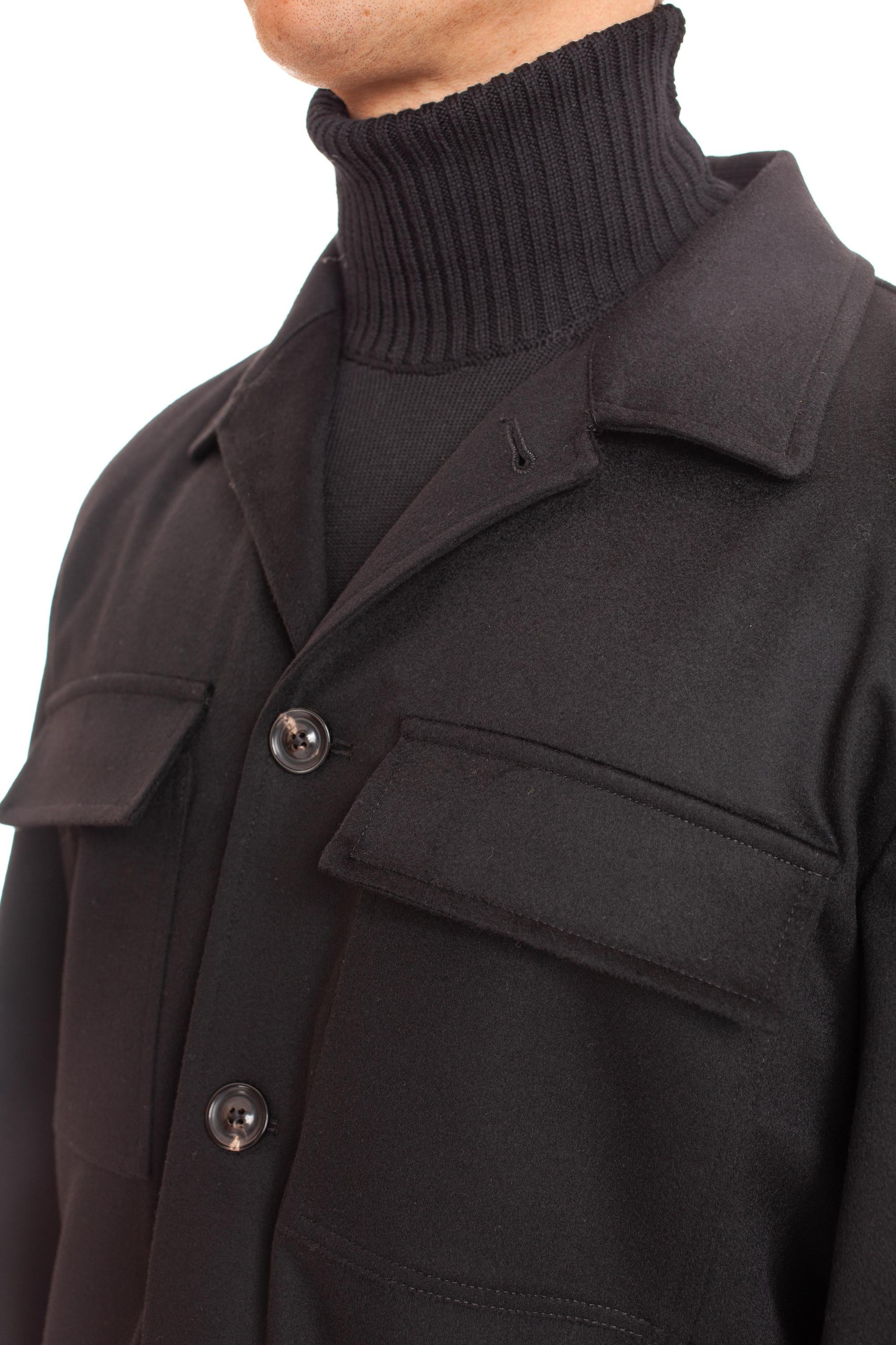 Overshirt in lana/cashmere ITUGO3 ITSK61547 999 Lardini 