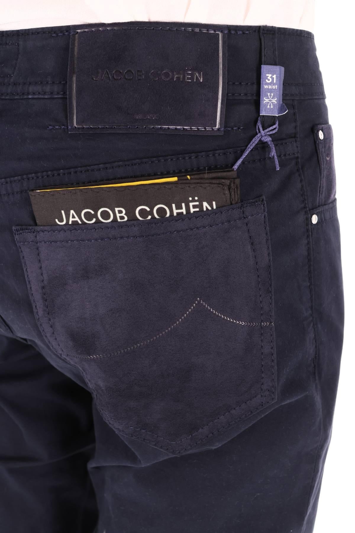 Jacob Cohen 5 tasche color in cotone special con dettagli in alcantara Bard fit QM004-036-S2544 BARD Y99 