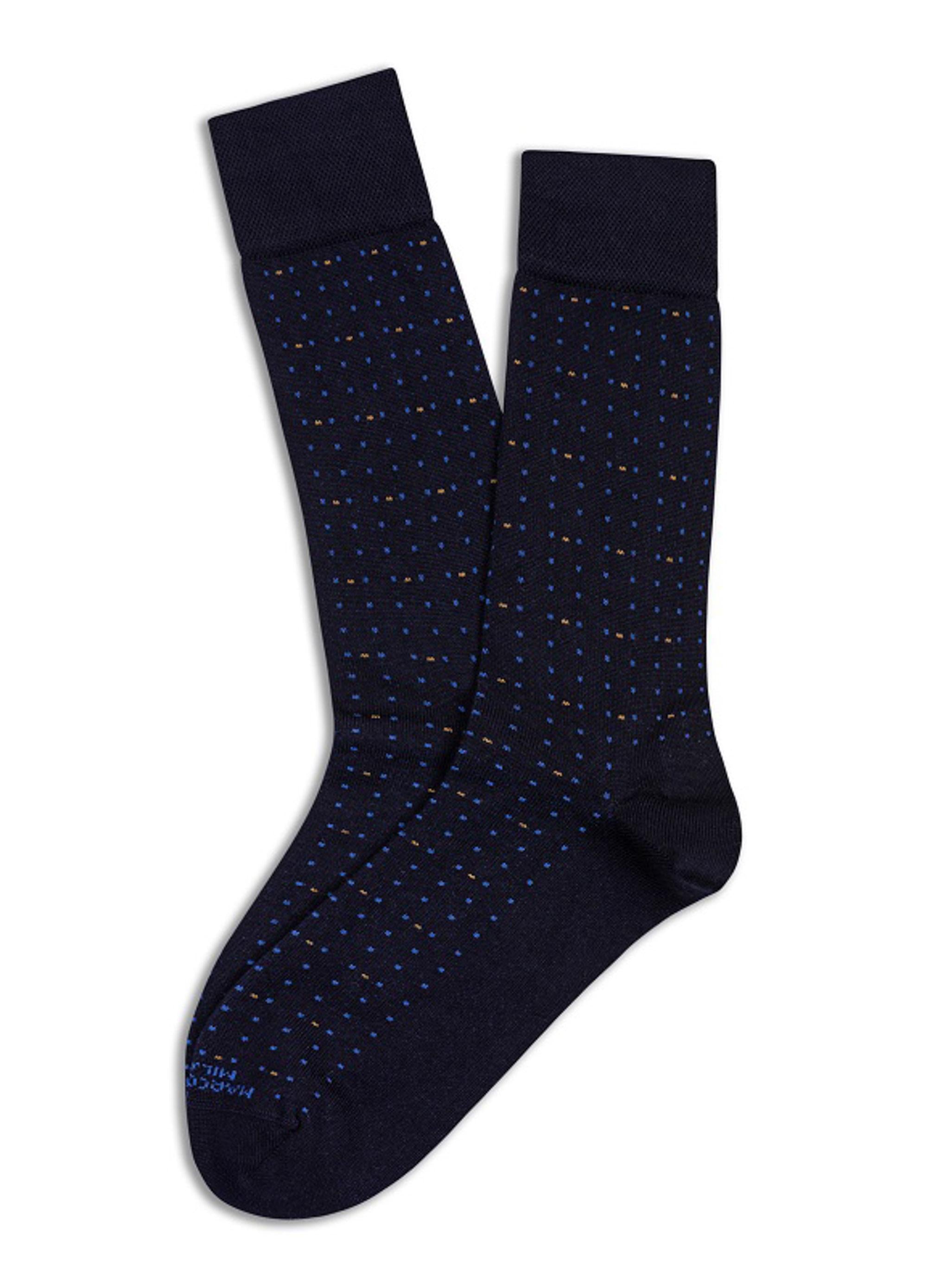 Calza micro pois in modal-cashmere MAR4724L 001 Marcoliani 