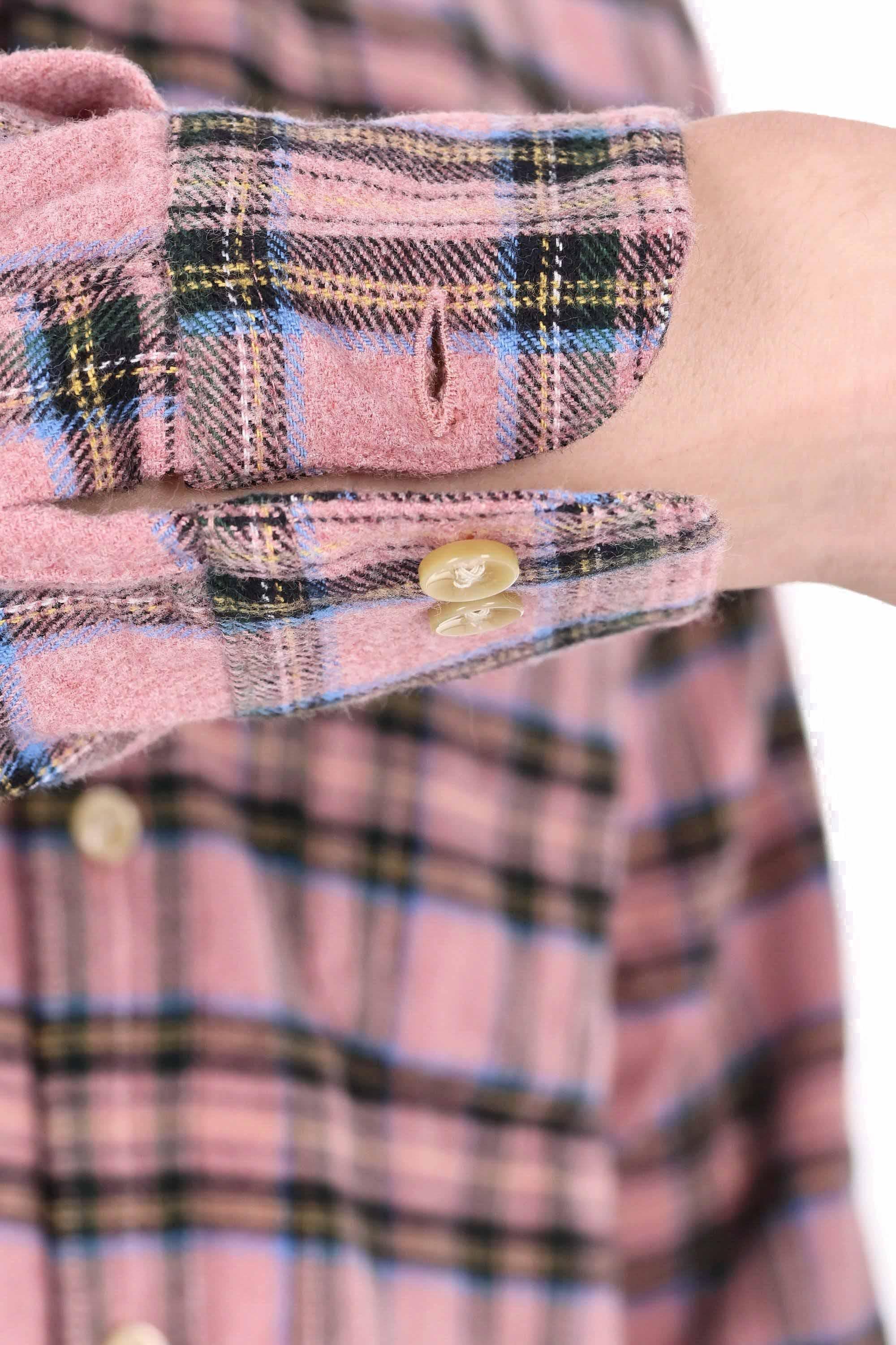 Portuguese Flannel Camicia in flanella di cotone modello Cais 020 MLTCLR 