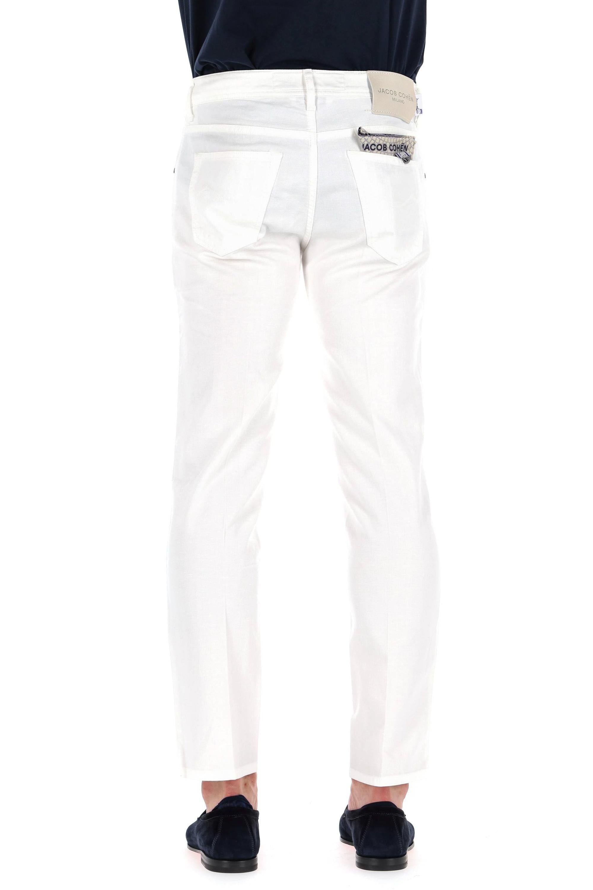 Jacob Cohen 5 tasche color in cotone e lino elastan Scott fit JUM_QE015 036 S4002/2 A00 