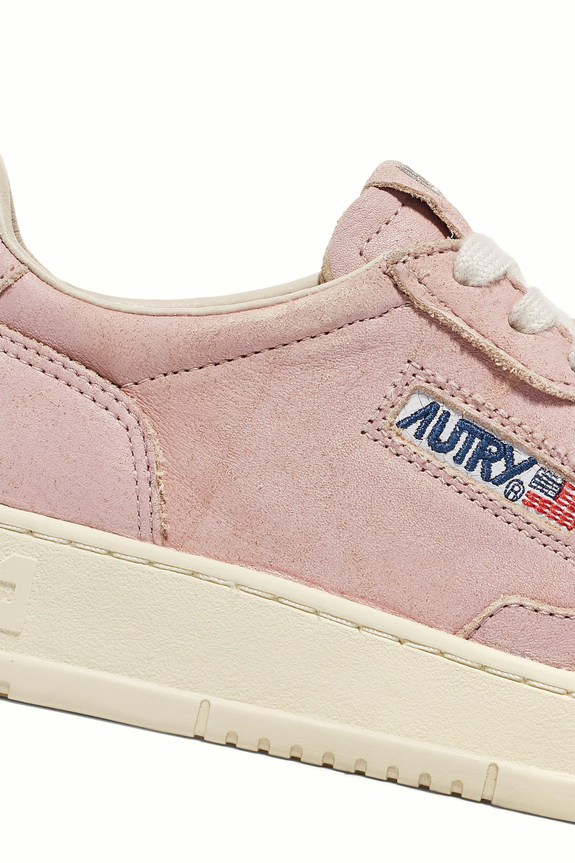 Sneaker Medalist donna in pelle di vacchetta supersoft AULW SU03 VIRNAPINK Autry 