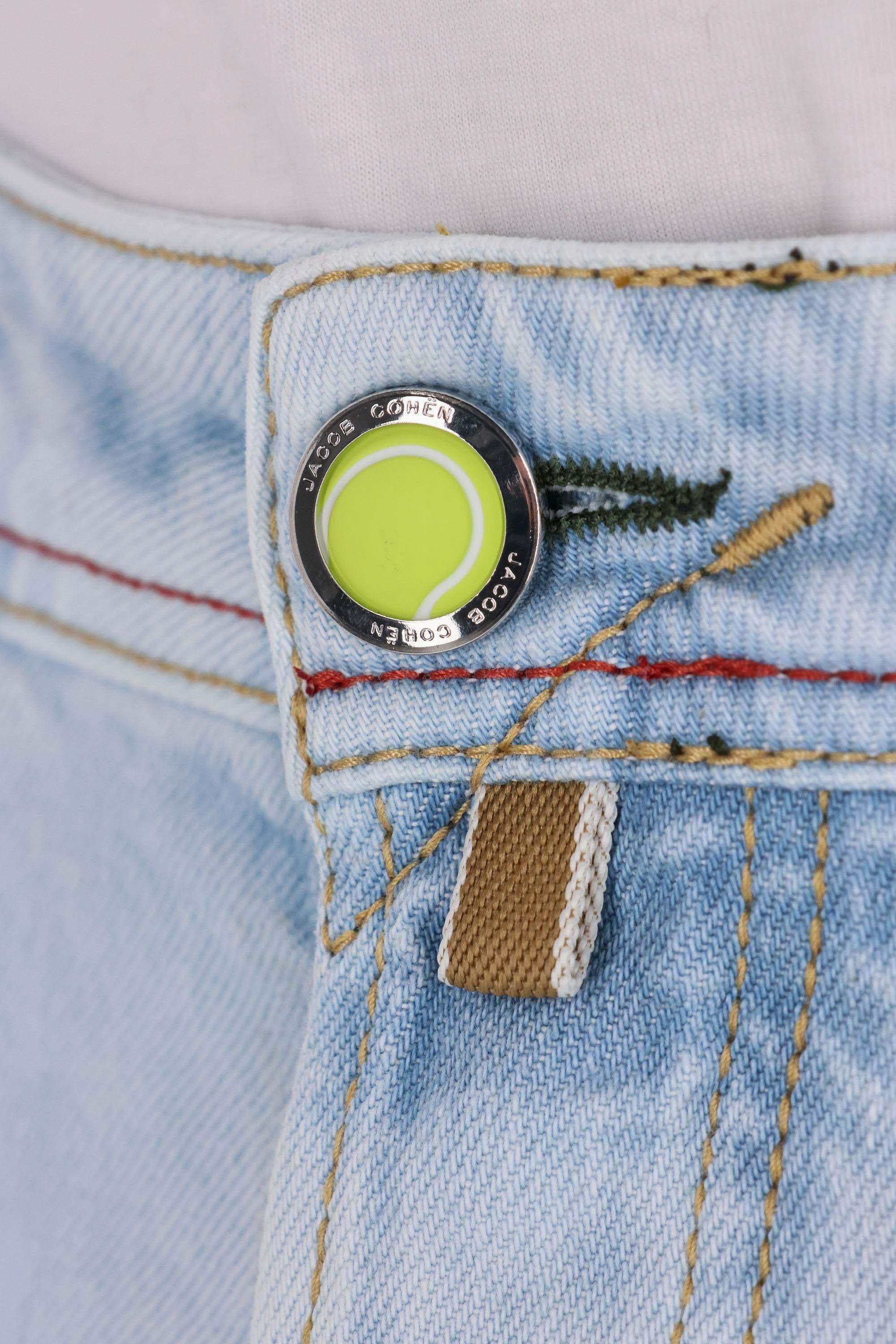 Jacob Cohen Jeans Special Edition "tennis" Nick fit QM004 032 S4252 V2 300D 