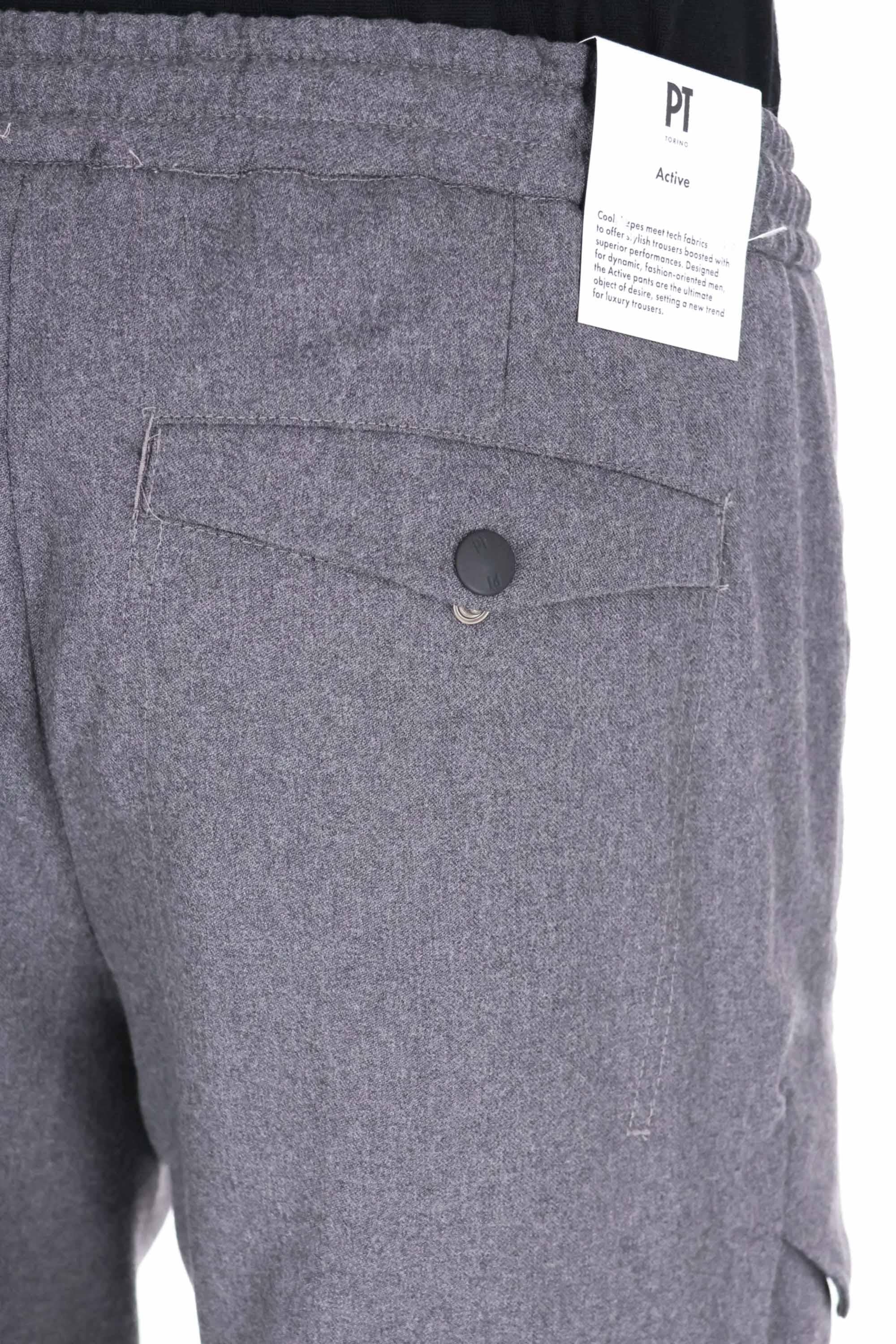 PT Torino Pantalone in lana tecnica modello Theta RSTEZL0KLT PO80 0230 