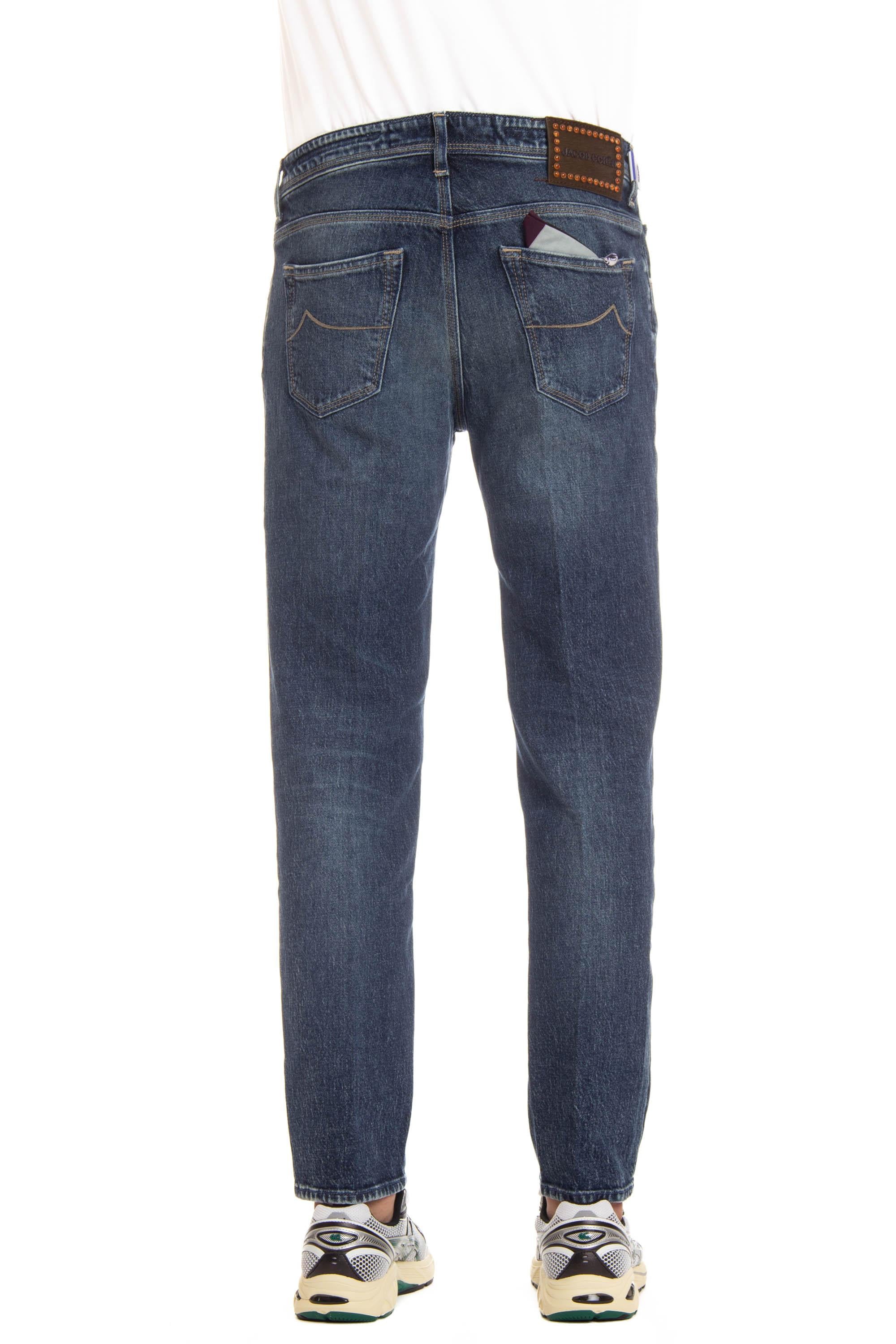 Jeans etichetta in cavallino e ambre modello Scott M15 39 S 3583 SCOTT/2 888D Jacob Cohen 
