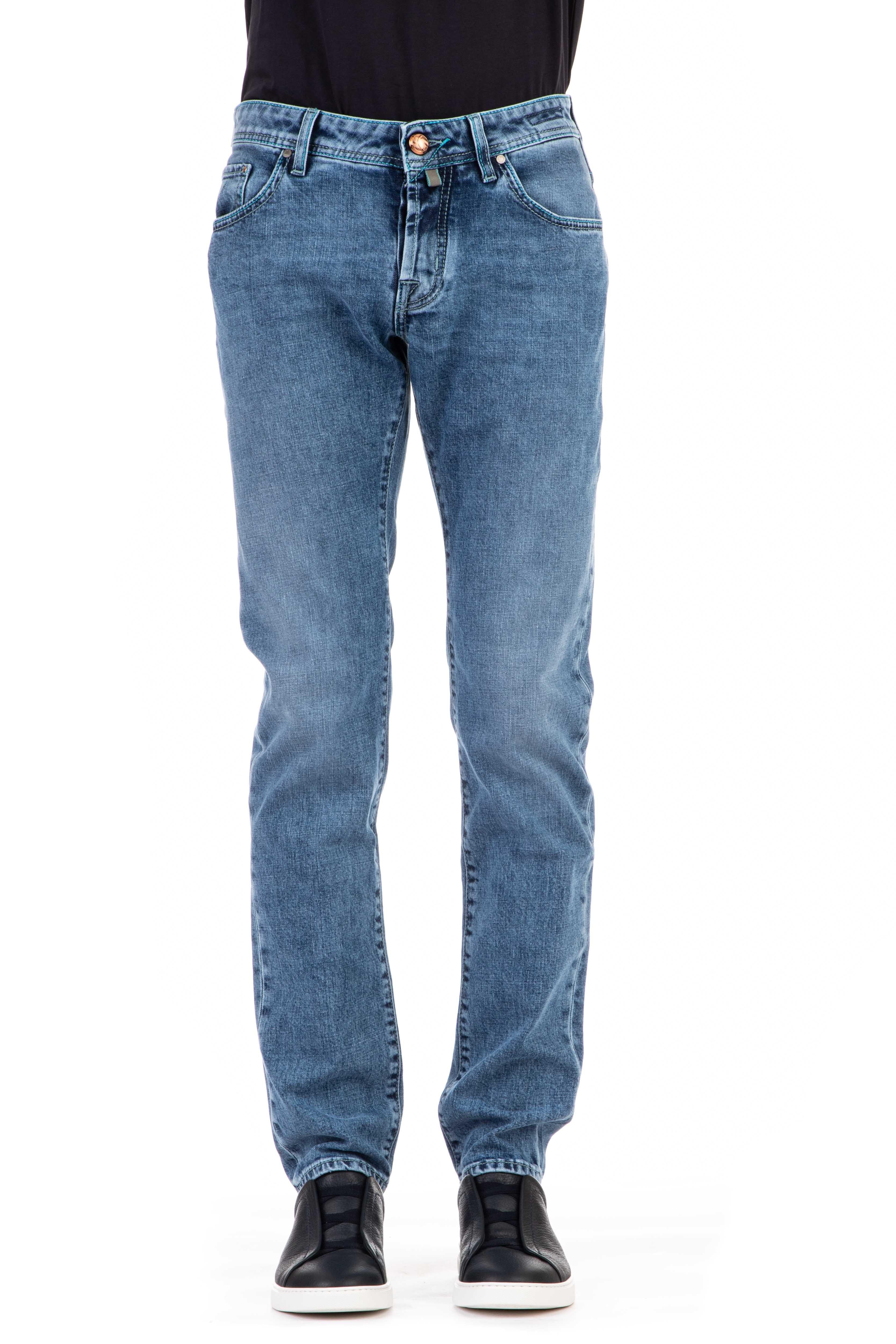 Jacob Cohen Jeansspecialedition con etichetta ricamata nick slimfit M07-32S-3736-NICKSLIM 435D 