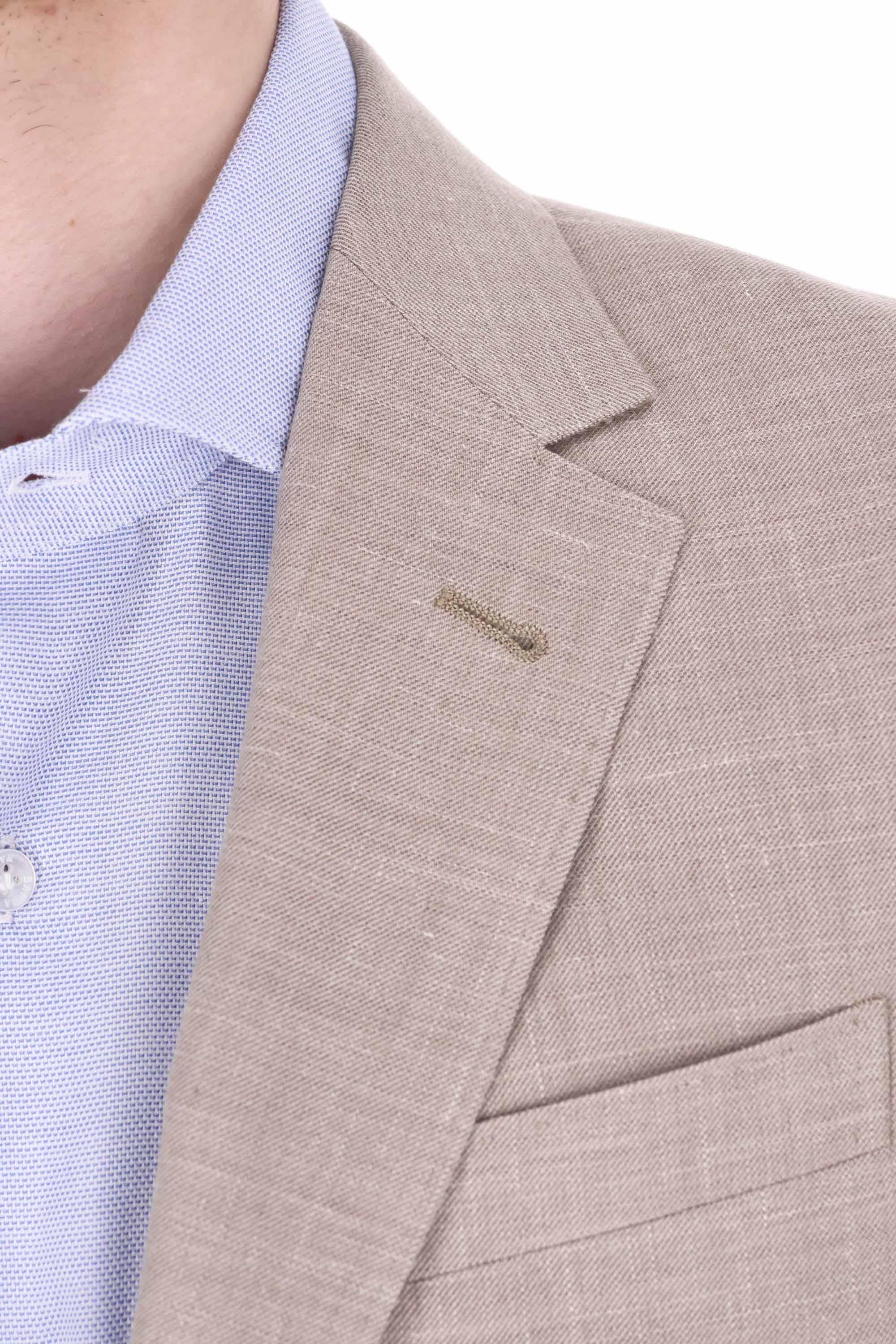 Zegna Abito in lana-lino drop 8R 350703A3-281CGN 8R 