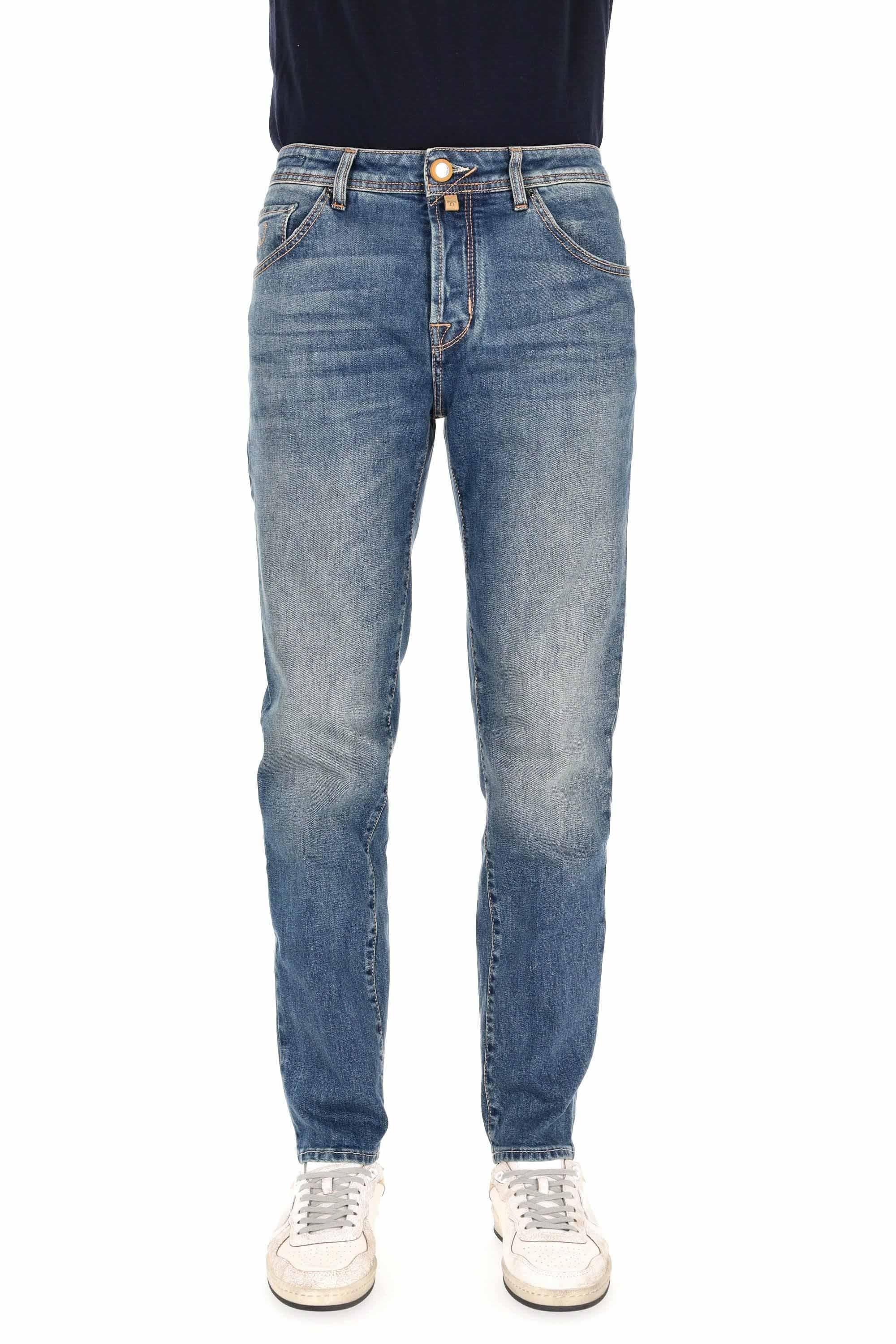 Jacob Cohen Jeans comfort etichetta geometrica cavallino Scott fit JUM_QM015-040-S4289 200D 