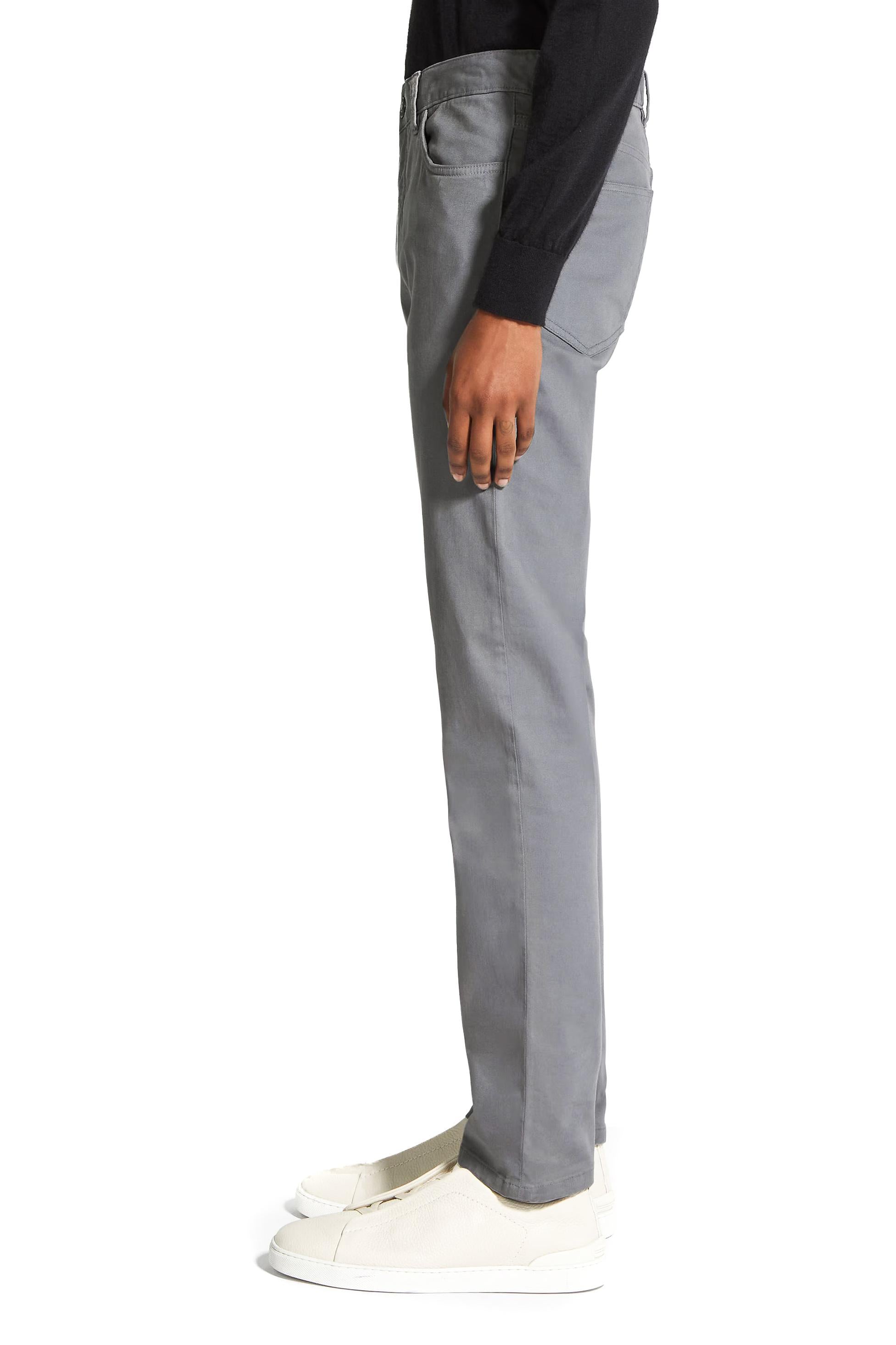 Zegna Jeans grigio chiaro comfort Roccia E8PZW CITY 415 