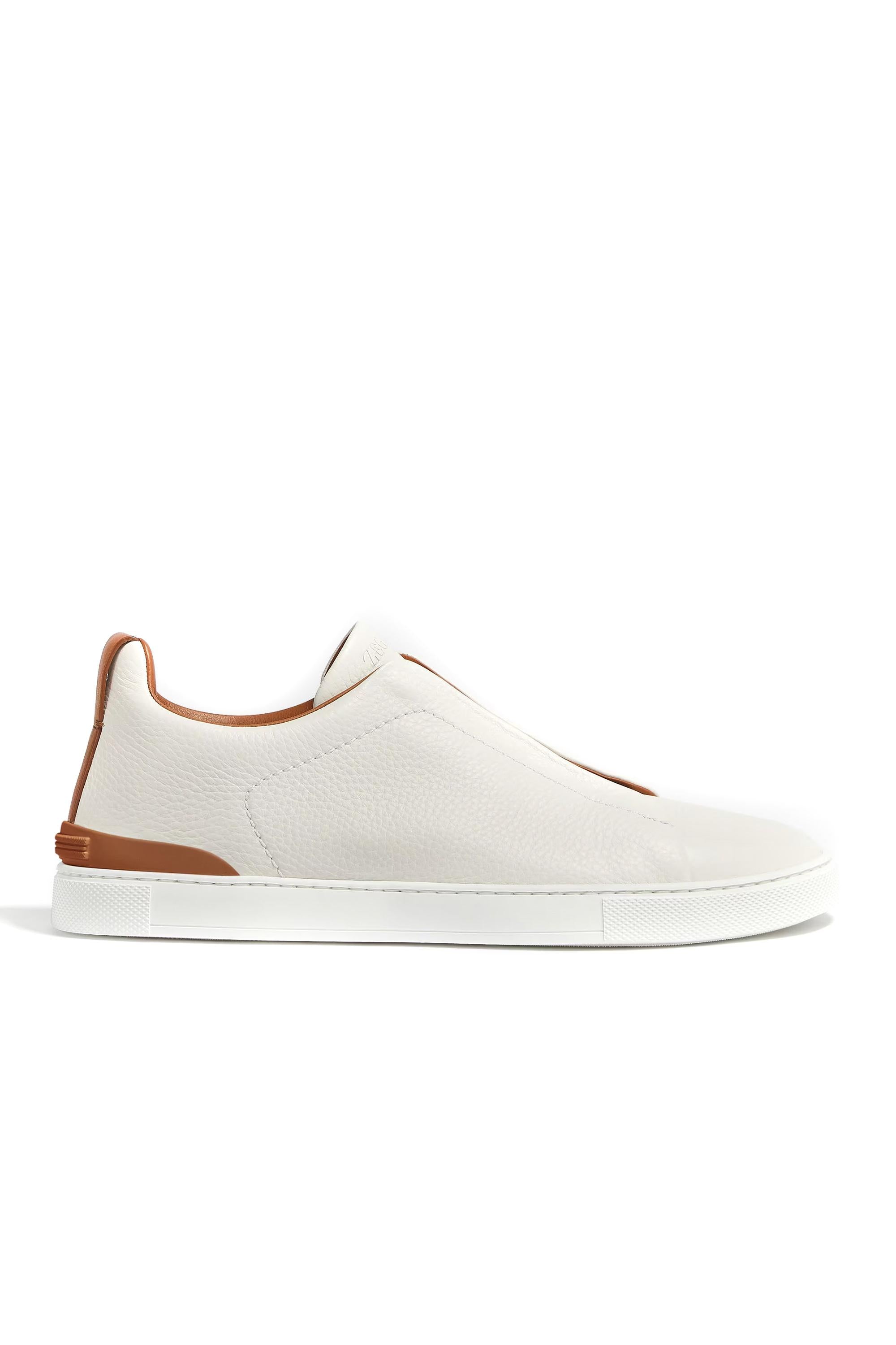 Sneaker Triple Stitch in cervo LHCVO.S4667Z SPA Zegna 