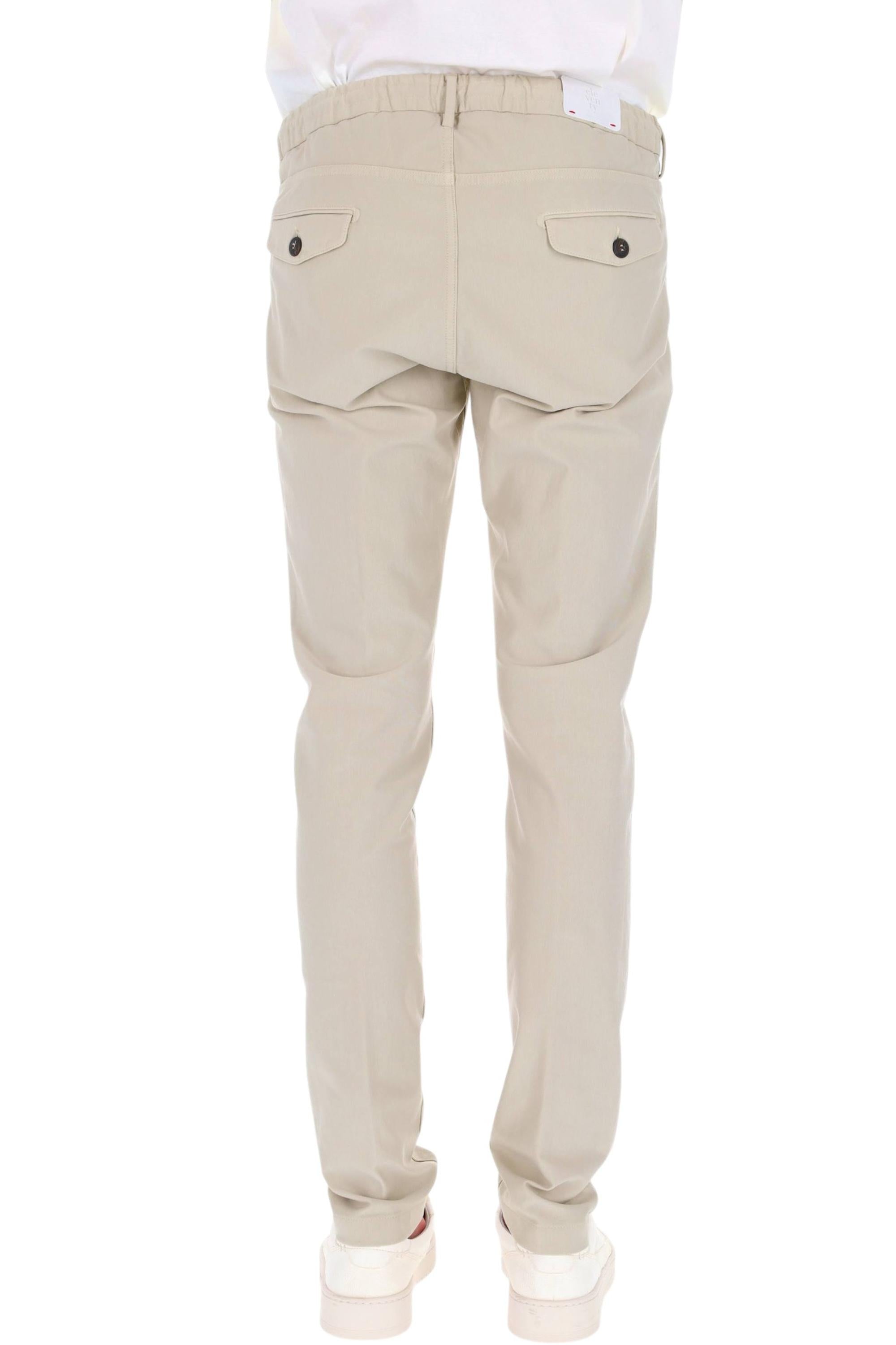 Eleventy Pantalone jogger in cotone e seta X75PANB21 TET0K005 02 