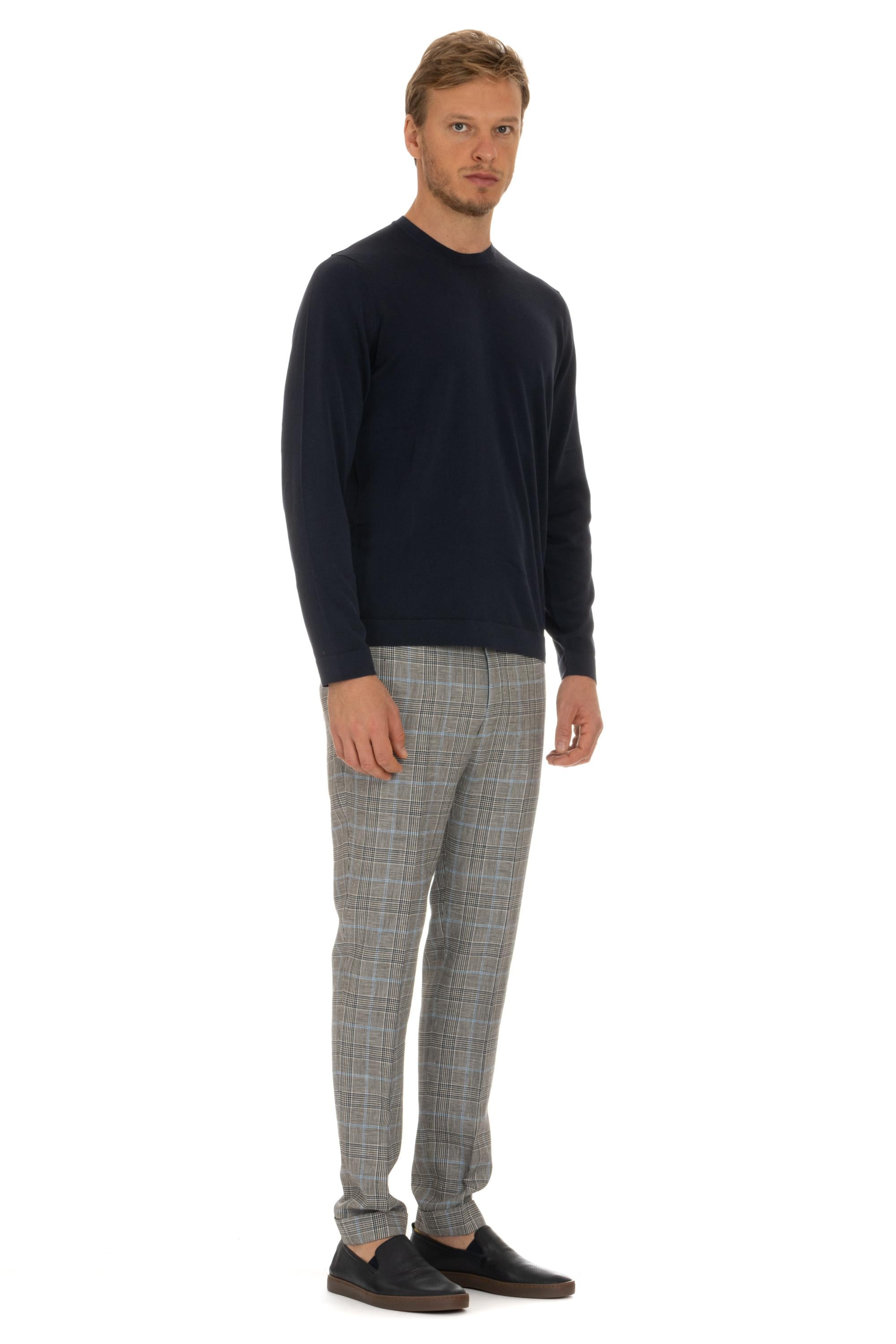 Girocollo in crepe di cotone frosted D0GF113/5 795 Drumohr 