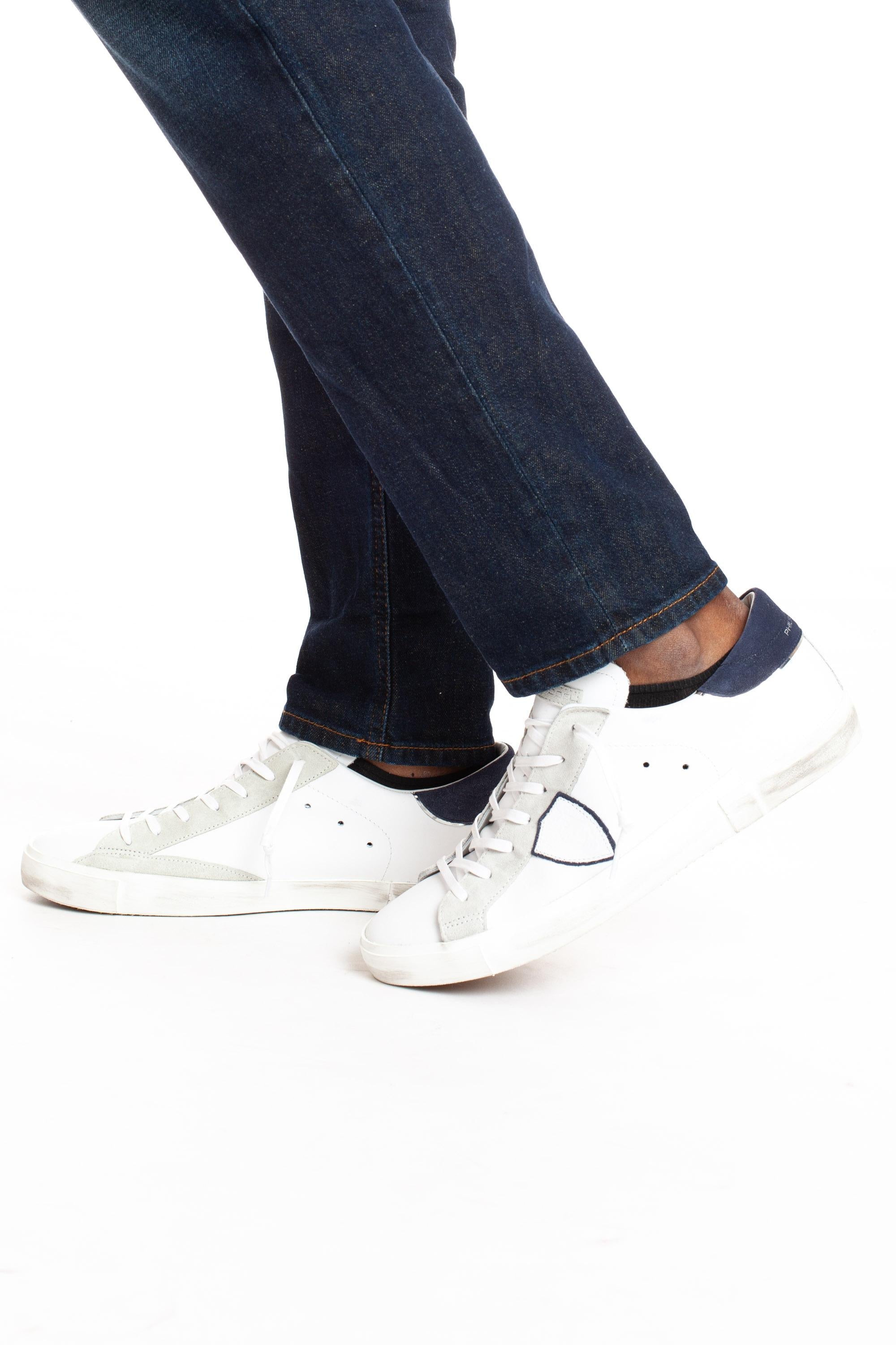 Philippe Model Sneaker low Paris talloncino blu PRLU PRSX/8 VX22 