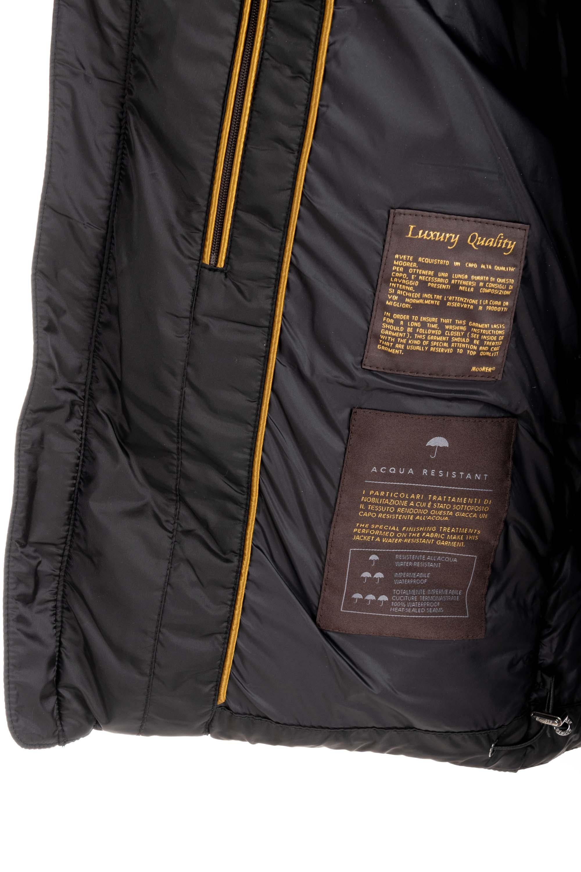 Moorer Piumino bomber mod. Brett-Sh BRETT-SH 5 NERO 