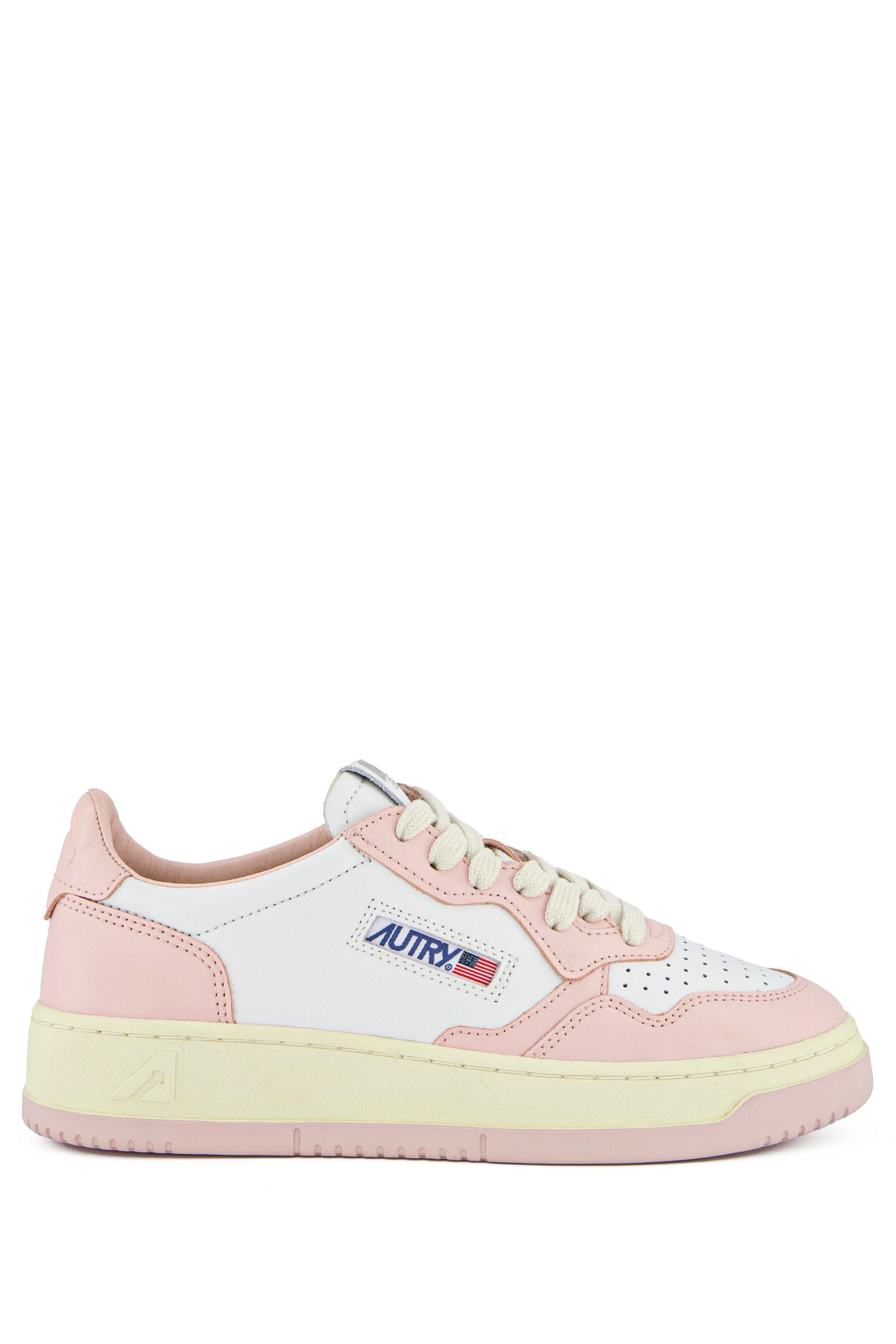 Autry Sneaker Medalist donna bicolor in pelle AULW WB52 WHT/POW 