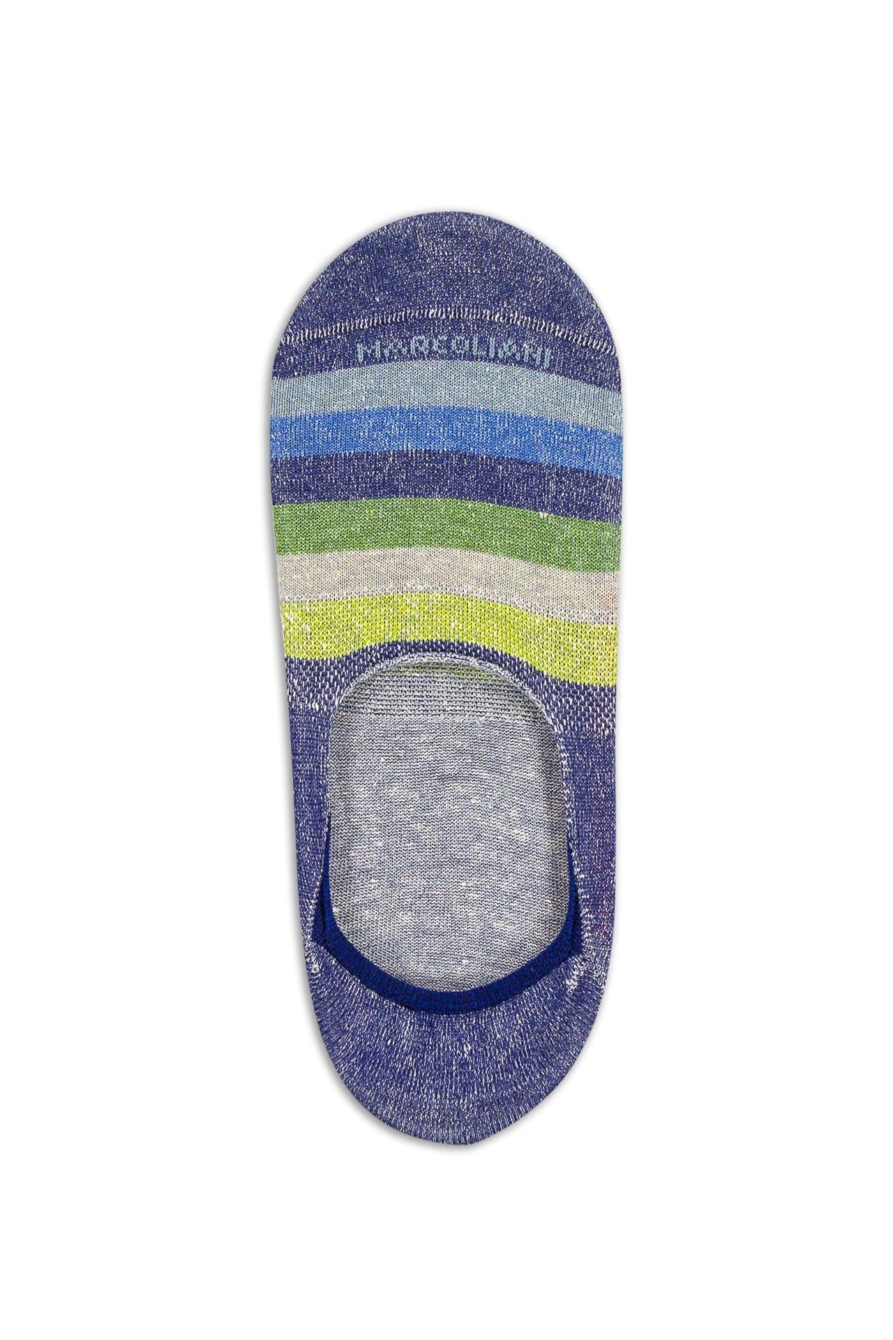 Fantasmino invisibile in lino-cotone a righe MAR4266S 325 Marcoliani 