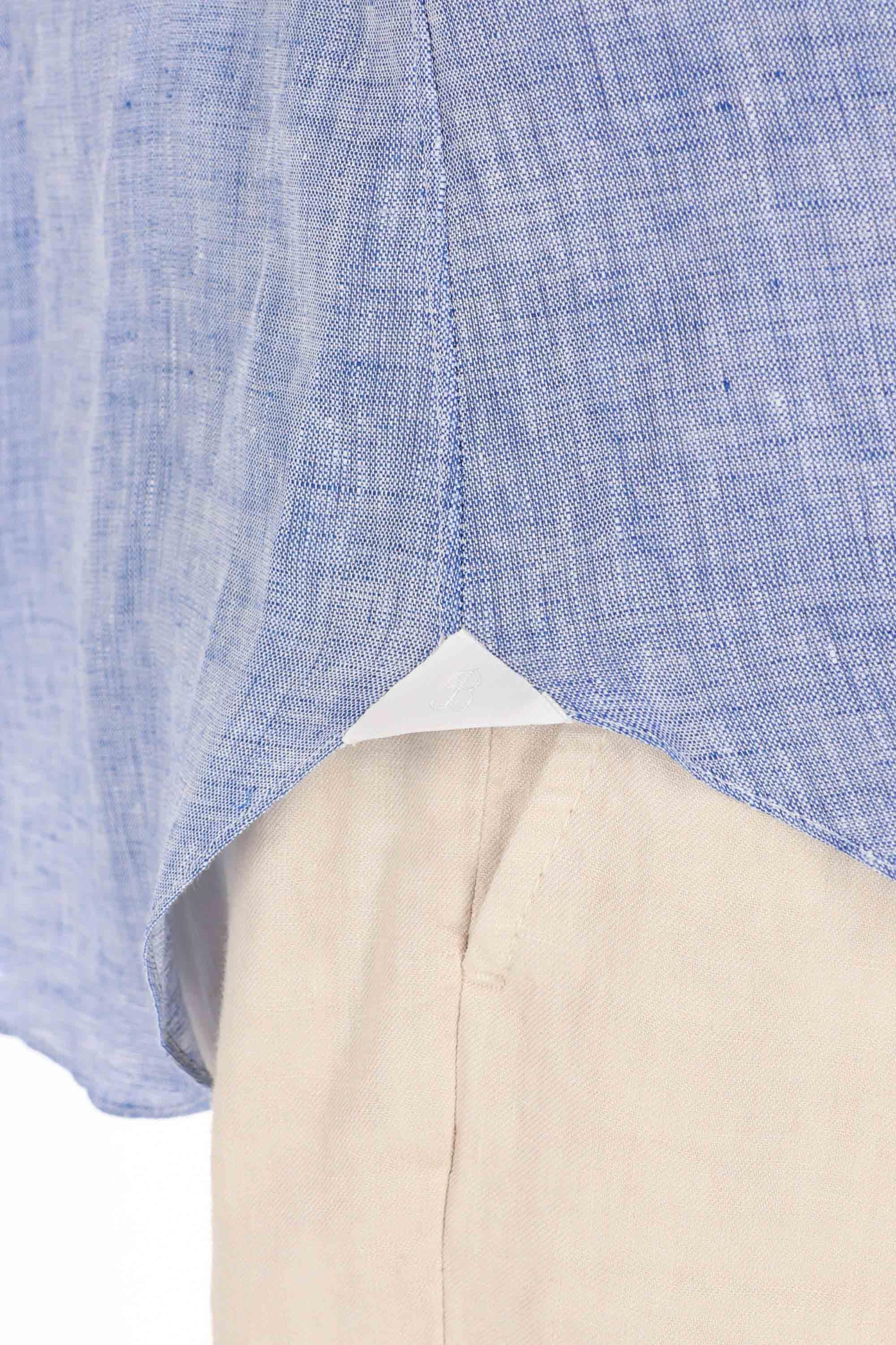 Camicia sartoriale in lino tinta unita linea Dandylife LIU13P0147067.U 0004 Barba 