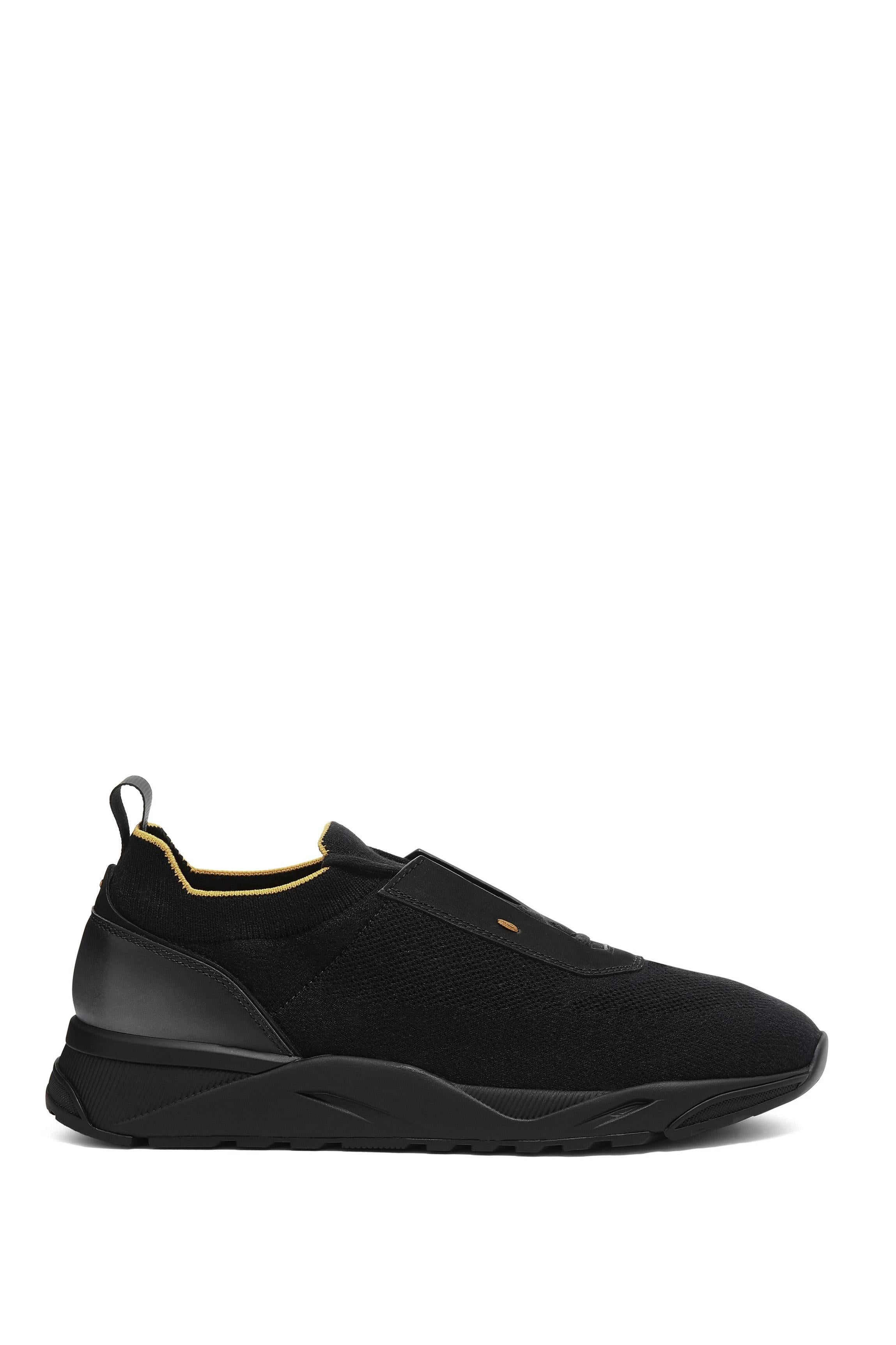 Santoni Sneaker in tessuto stretch MBIO21601NERNHOD N01 