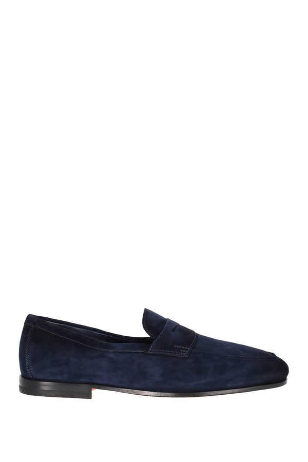 Suede loafer Goodyear construction