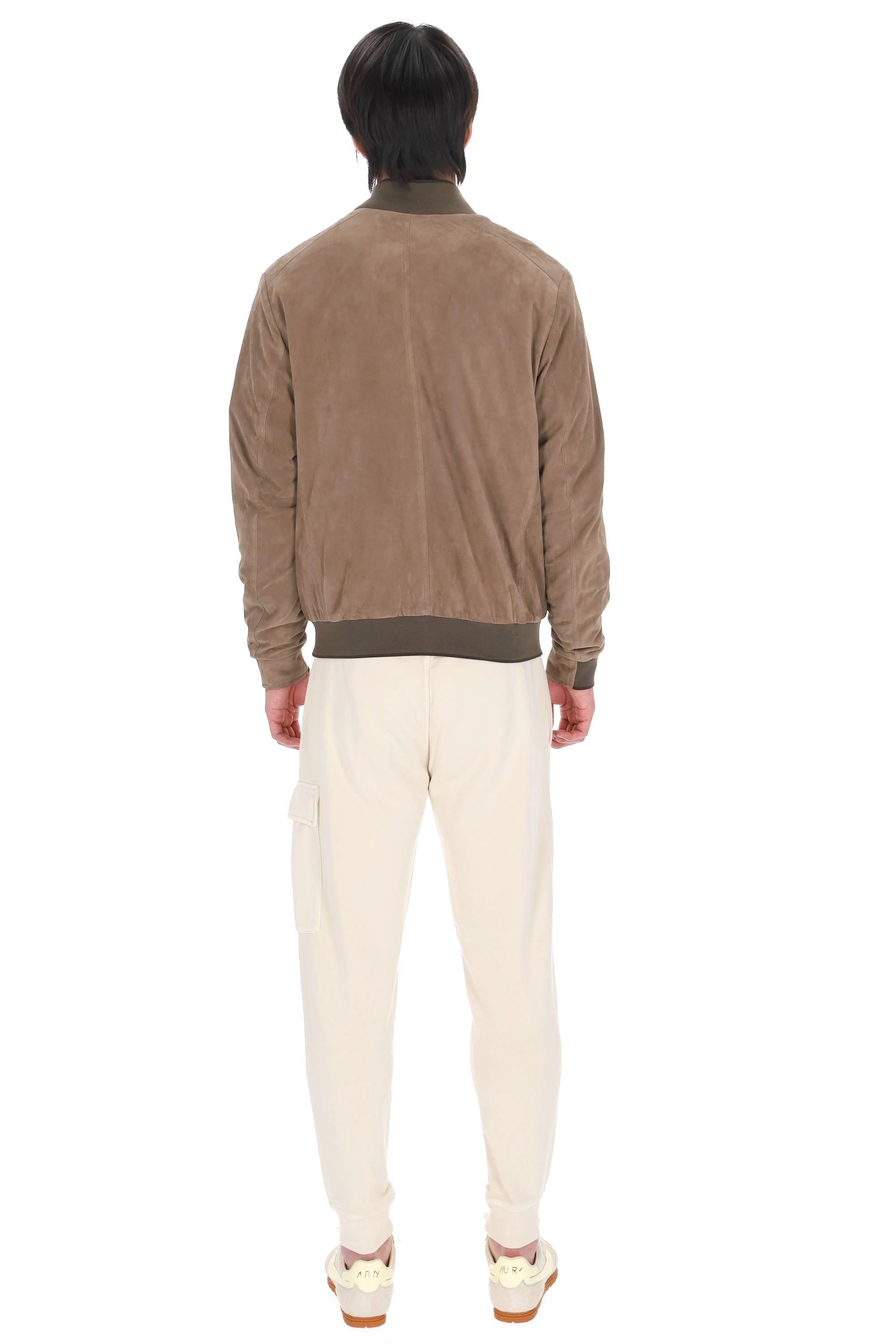 Moorer Giubbino in camoscio supersoft mod. Carlos-Ur CARLOS-UR VISONE 